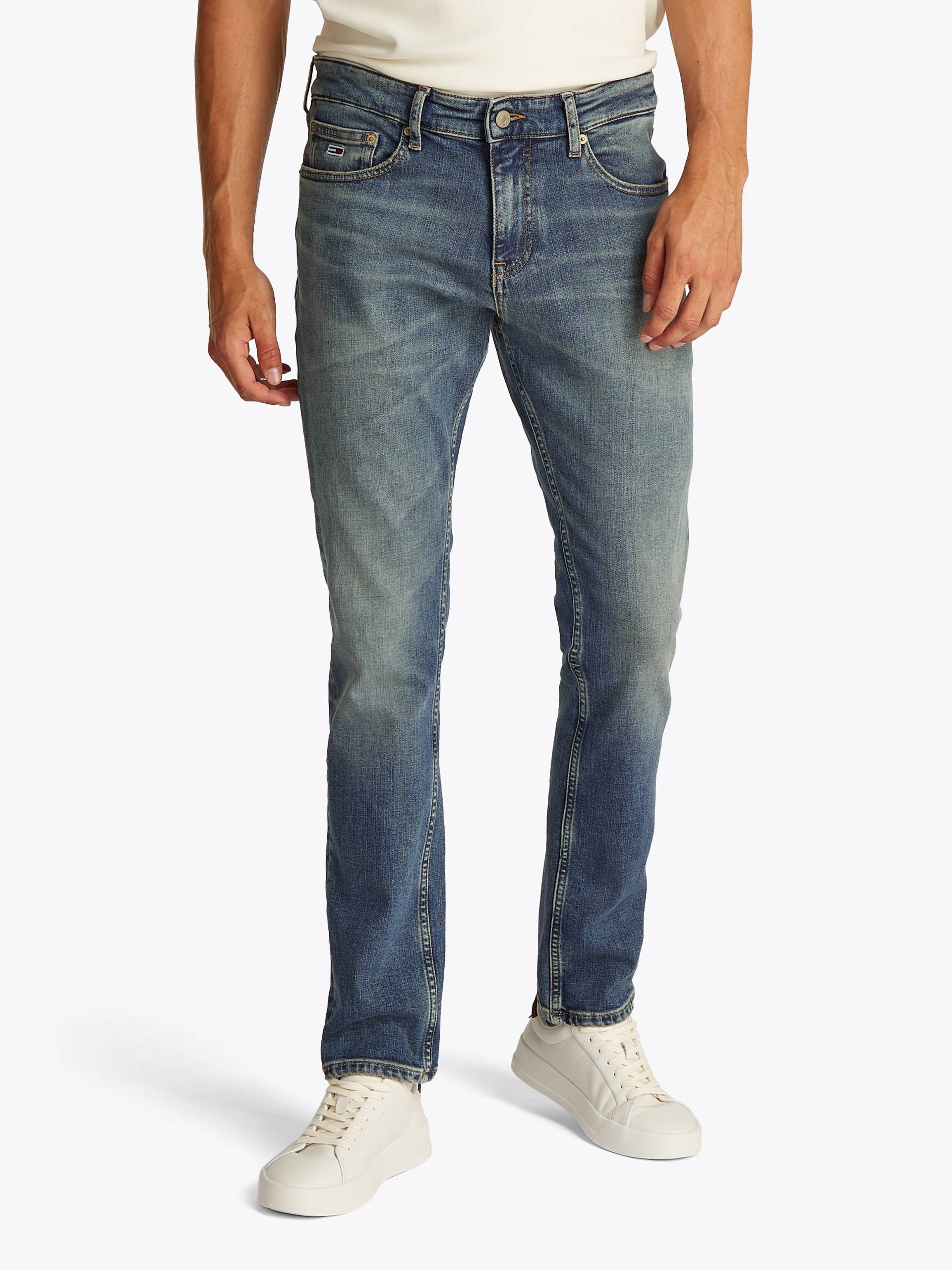 Tommy Jeans Slim-fit-Jeans »Scanton Slim Denim«, Mit Gürtelschlaufen von TOMMY JEANS