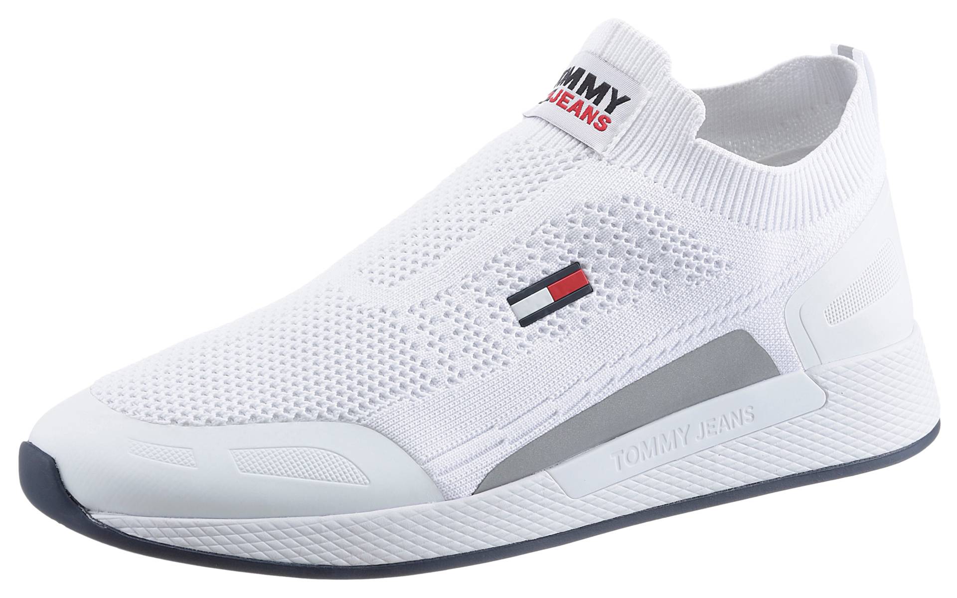 Tommy Jeans Slip-On Sneaker »TOMMY JEANS FLEXI SOCK RUNNER«, Slipper, Freizeitschuh mit praktischer Anziehlasche von TOMMY JEANS