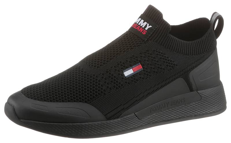 Tommy Jeans Slip-On Sneaker »TOMMY JEANS FLEXI SOCK RUNNER«, Slipper, Freizeitschuh mit praktischer Anziehlasche von TOMMY JEANS