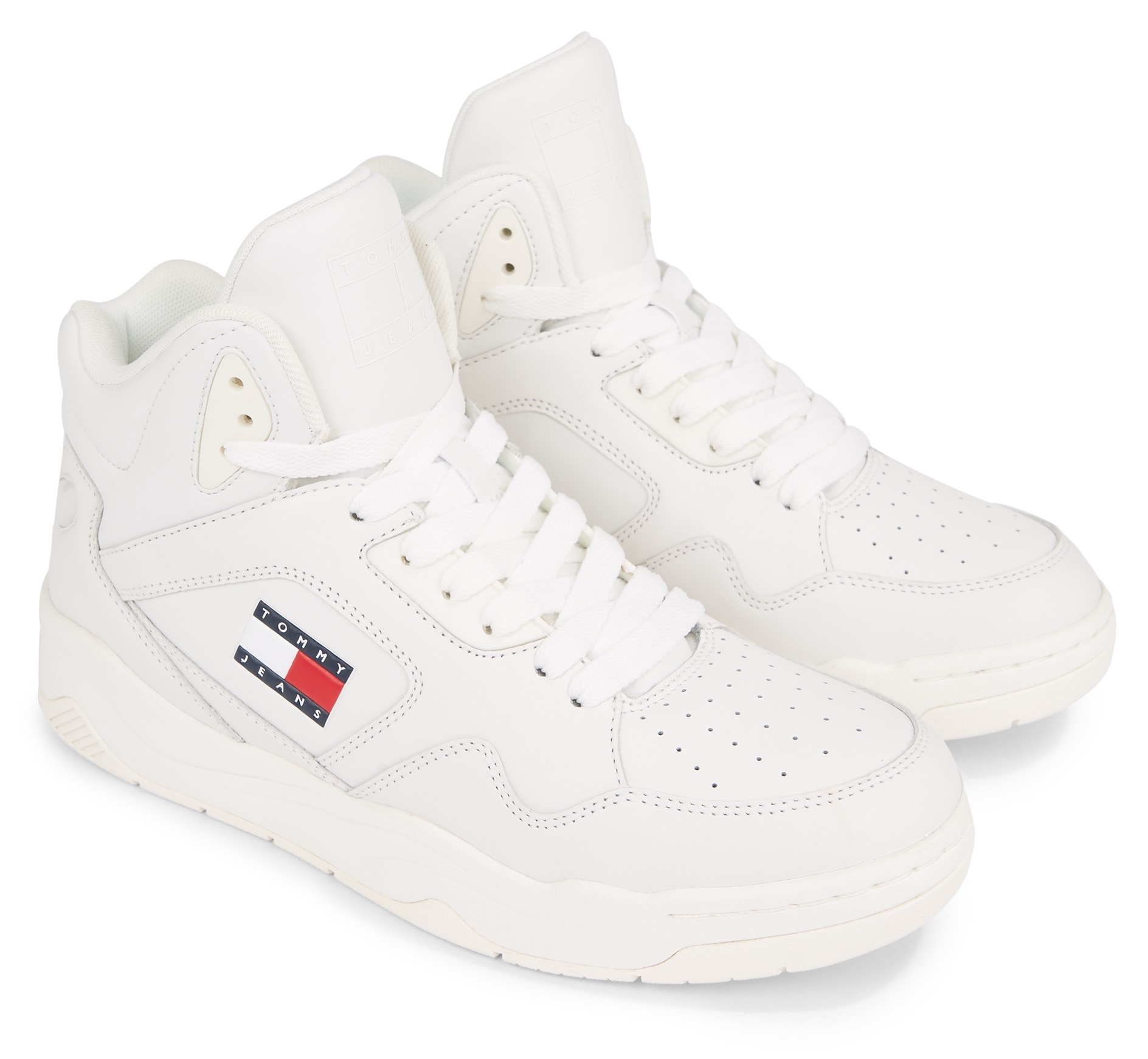 Tommy Jeans Sneaker »TJM BASKET MID TOP«, mit seitlicher Logoflagge von TOMMY JEANS