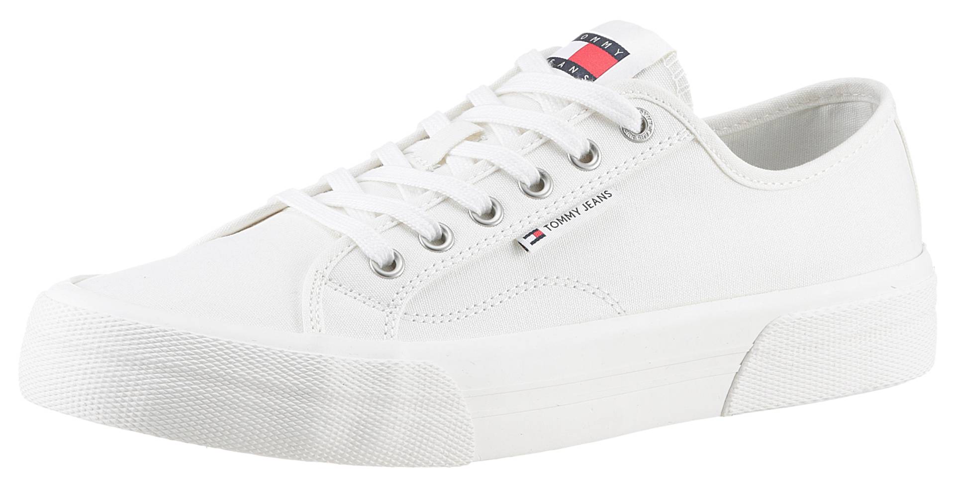 Tommy Jeans Sneaker »TJM LACE UP CANVAS COLOR«, mit Label, Freizeitschuh, Halbschuh, Schnürschuh von TOMMY JEANS