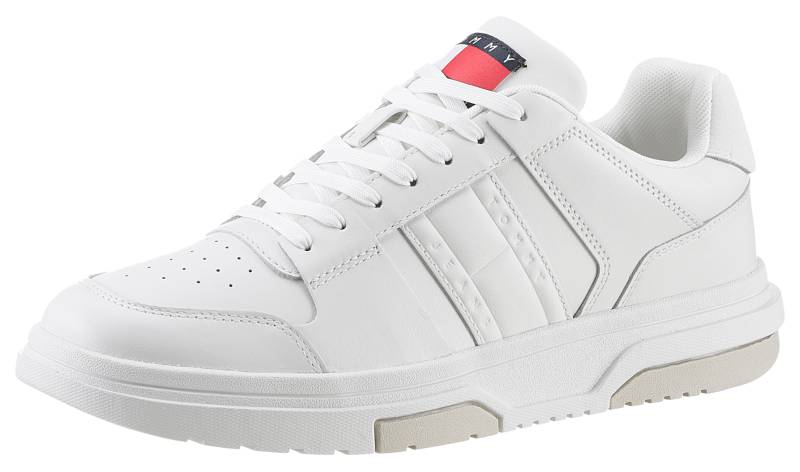 Tommy Jeans Sneaker »TJM LEATHER CUPSOLE 2.0«, im Basket-Street-Style, Freizeitschuh, Halbschuh, Schnürschuh von TOMMY JEANS