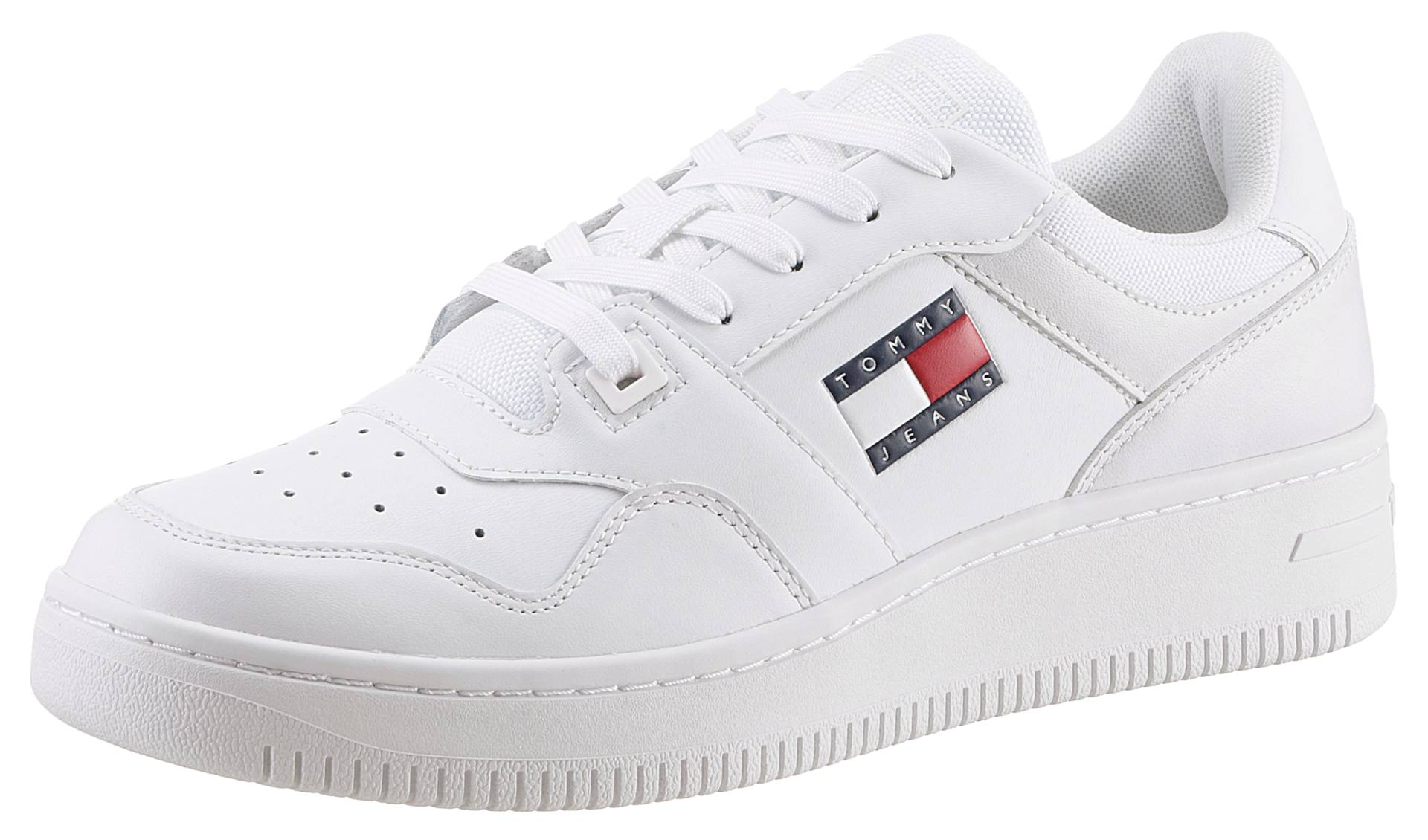 Tommy Jeans Sneaker »TJM RETRO BASKET ESS«, im Basket-Style, Freizeitschuh, Halbschuh, Schnürschuh von TOMMY JEANS