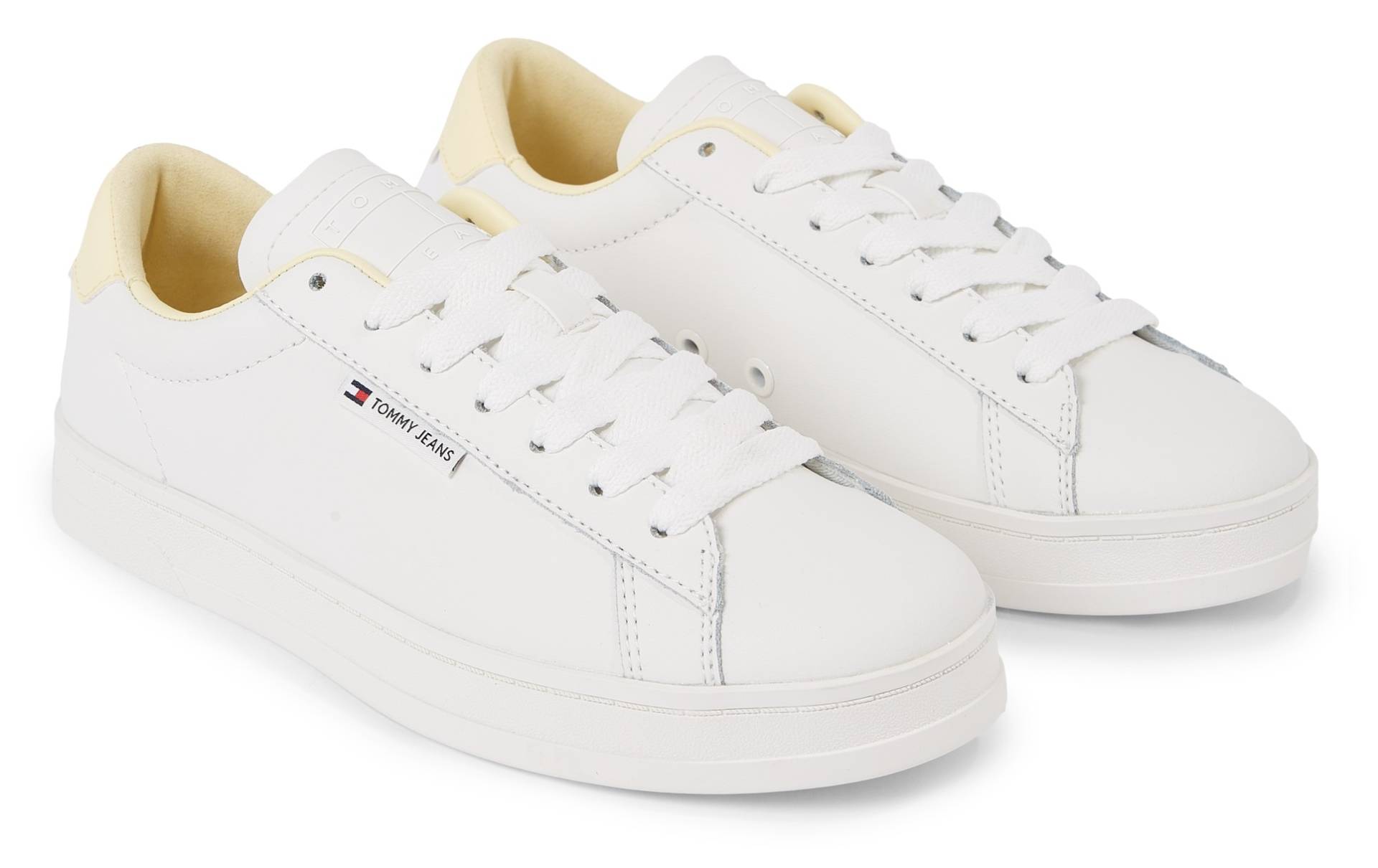 Tommy Jeans Sneaker »TJW COURT SNEAKER«, mit Label, Freizeitschuh, Halbschuh, Schnürschuh von TOMMY JEANS