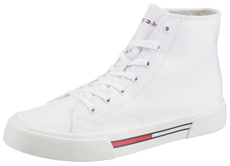 Tommy Jeans Sneaker »TOMMY JEANS MC WMNS«, mit Flag-Logoprint, Freizeitschuh, Halbschuh, Schnürschuh von TOMMY JEANS