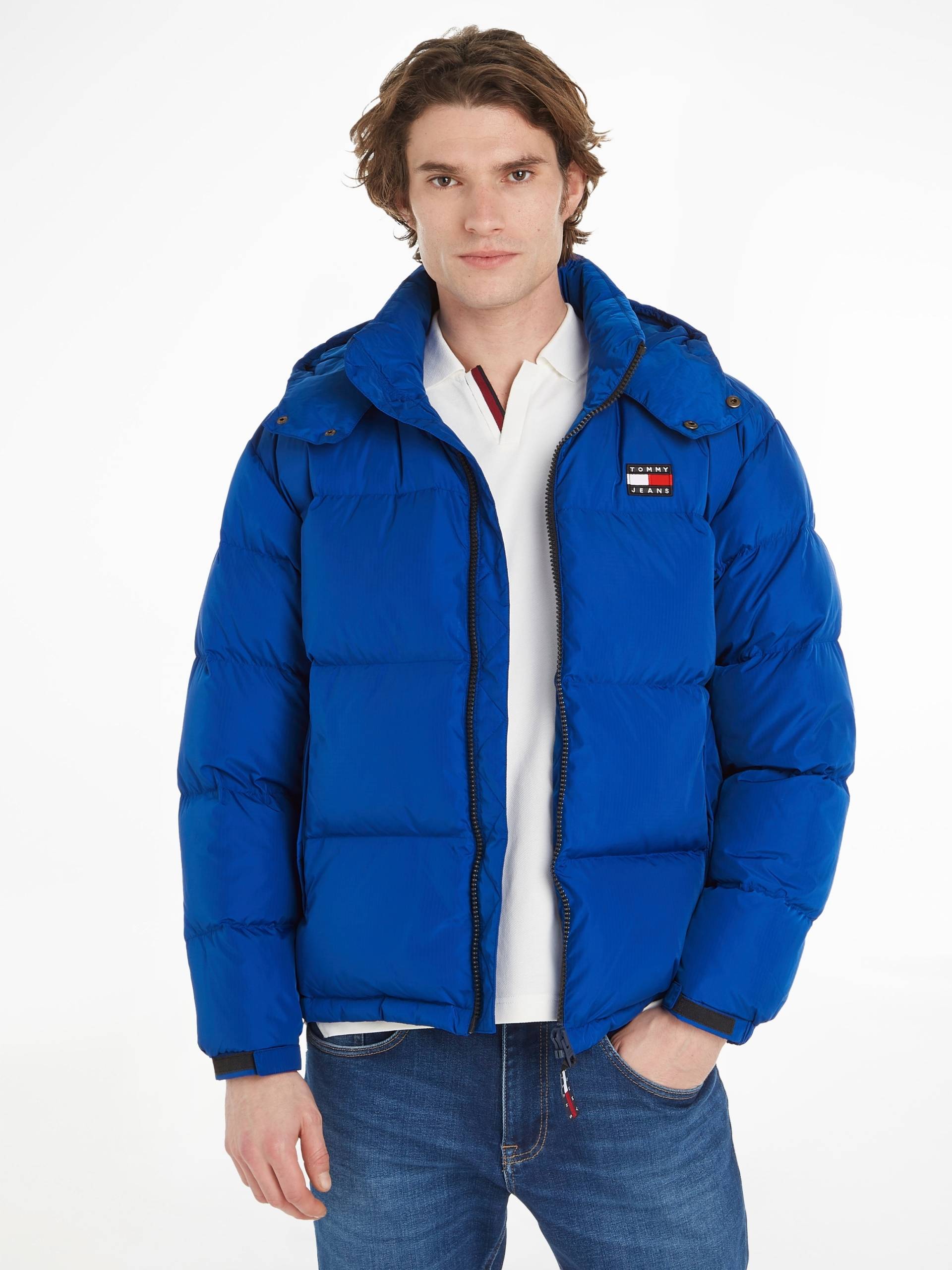 Tommy Jeans Steppjacke »TJM ALASKA PUFFER«, mit Kapuze, mit Markenlabel von TOMMY JEANS