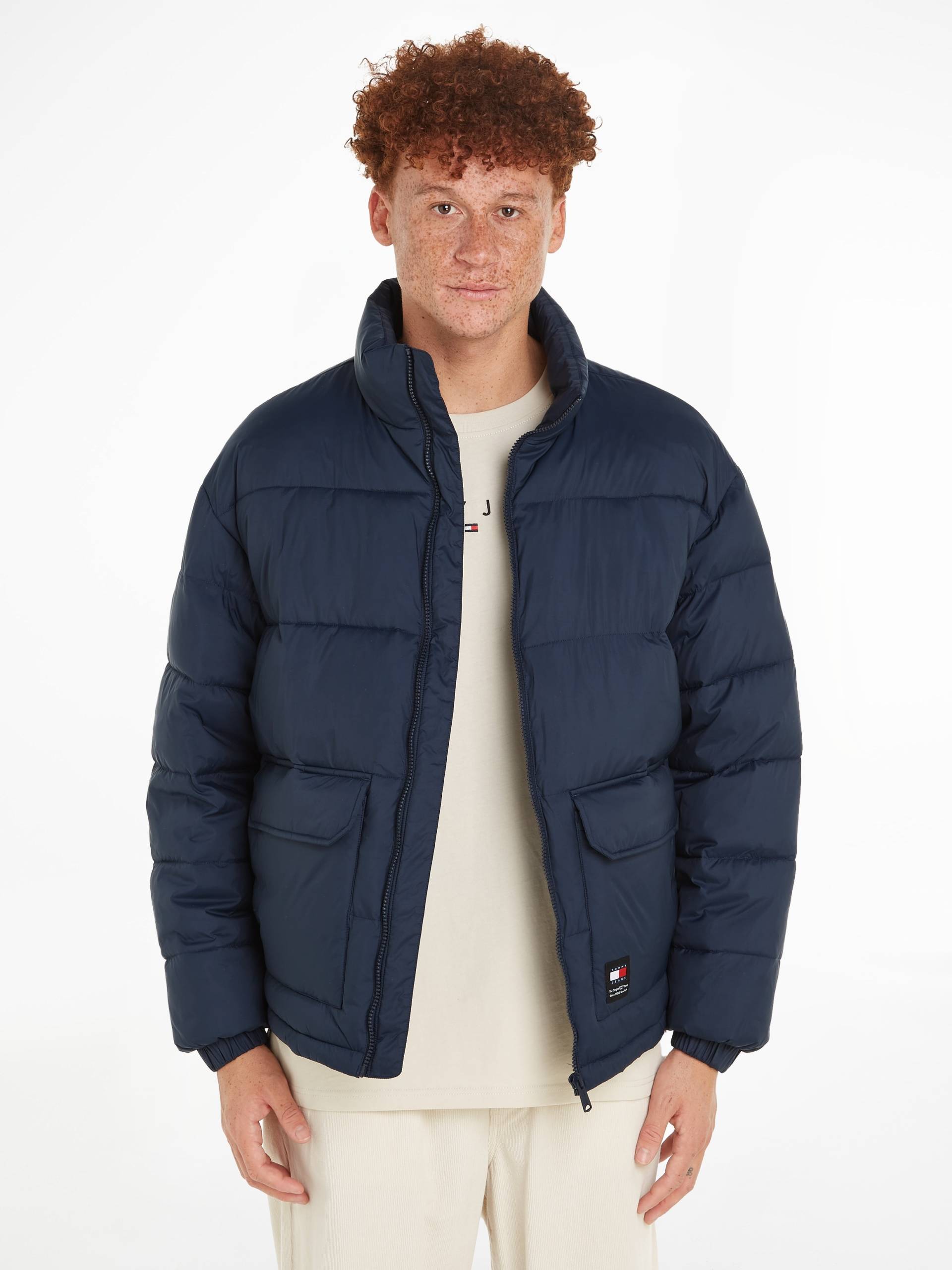 Tommy Jeans Steppjacke »TJM BACK LOGO PUFFER«, mit hohem Stehkragen von TOMMY JEANS