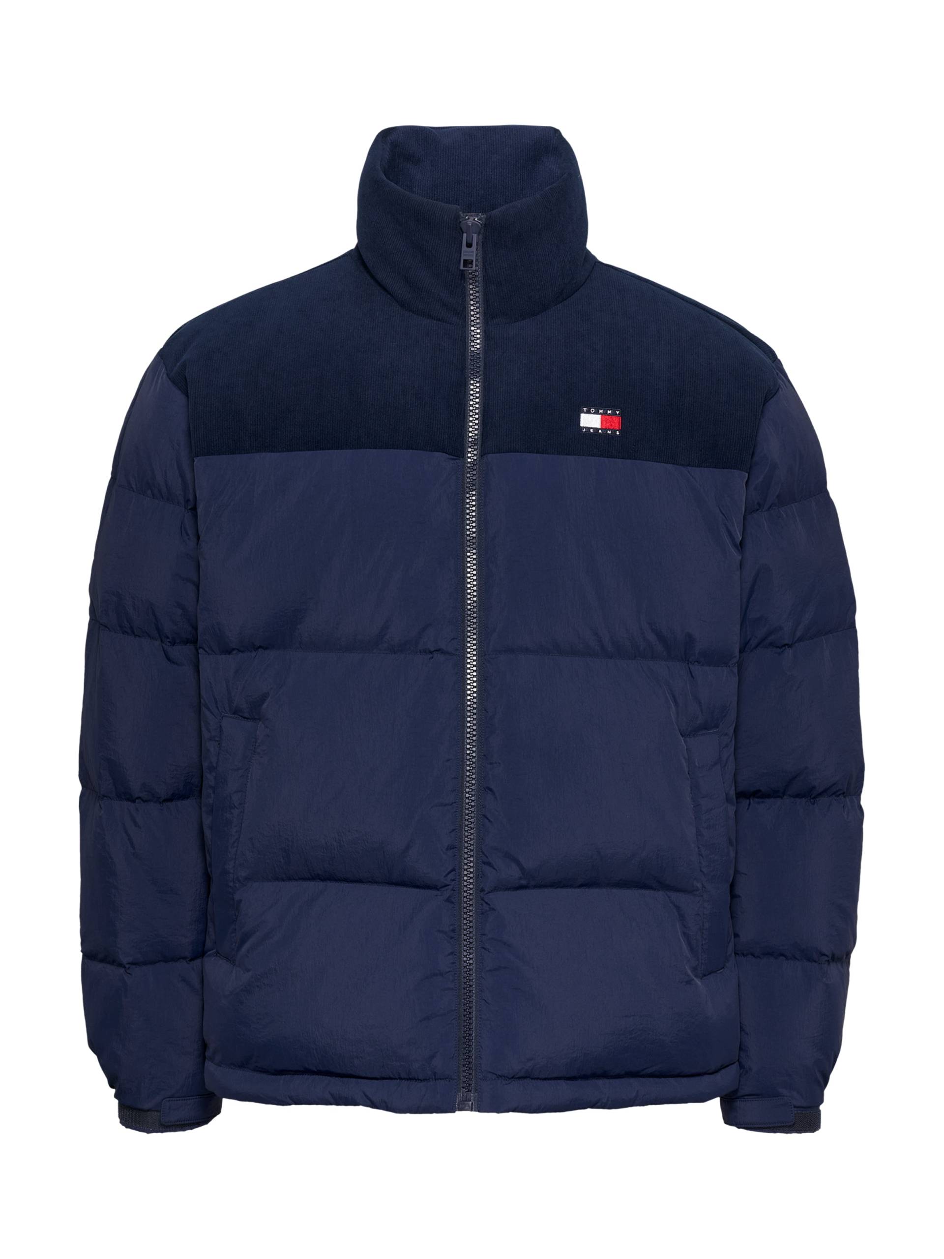 Tommy Jeans Steppjacke »TJM CORD MIX ALASKA PUFFER«, mit Cord-Einsätze auf Brust und Schultern von TOMMY JEANS