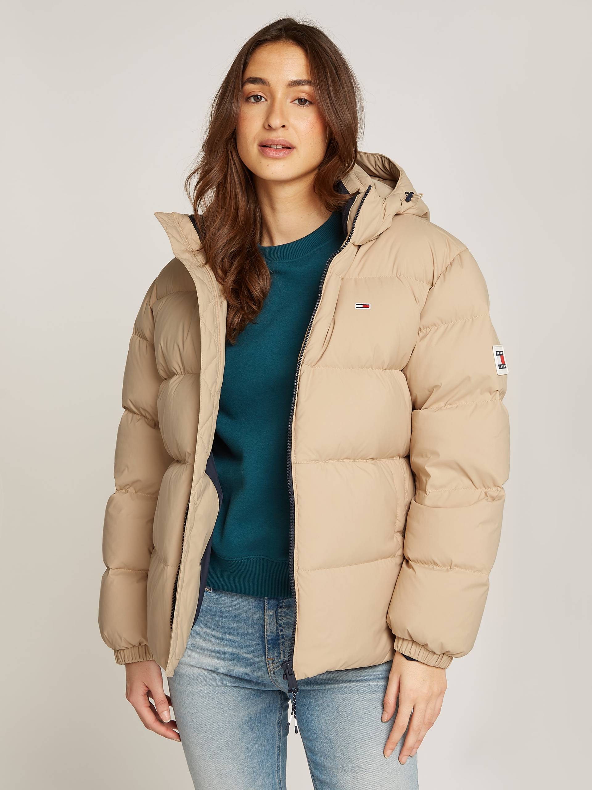 Tommy Jeans Steppjacke »TJM ESSENTIAL DOWN JACKET EXT«, mit Kapuze von TOMMY JEANS