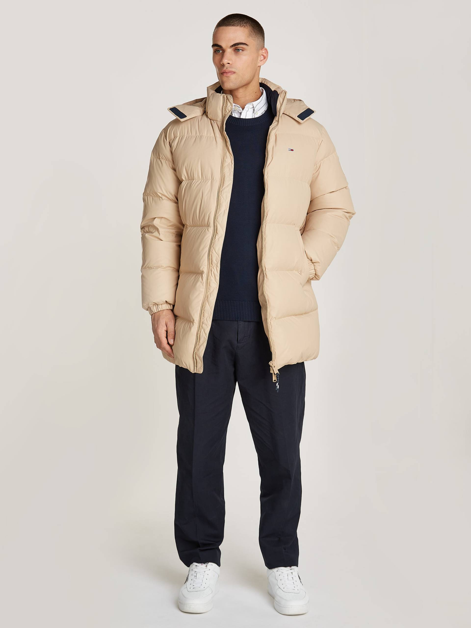 Tommy Jeans Steppjacke »TJM ESSENTIAL DOWN PARKA«, mit Kapuze, mit Kapuze von TOMMY JEANS