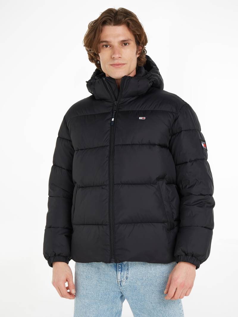 Tommy Jeans Steppjacke »TJM ESSENTIAL PUFFER JACKET«, mit Kapuze, mit Logoschriftzug in der Kapuze von TOMMY JEANS