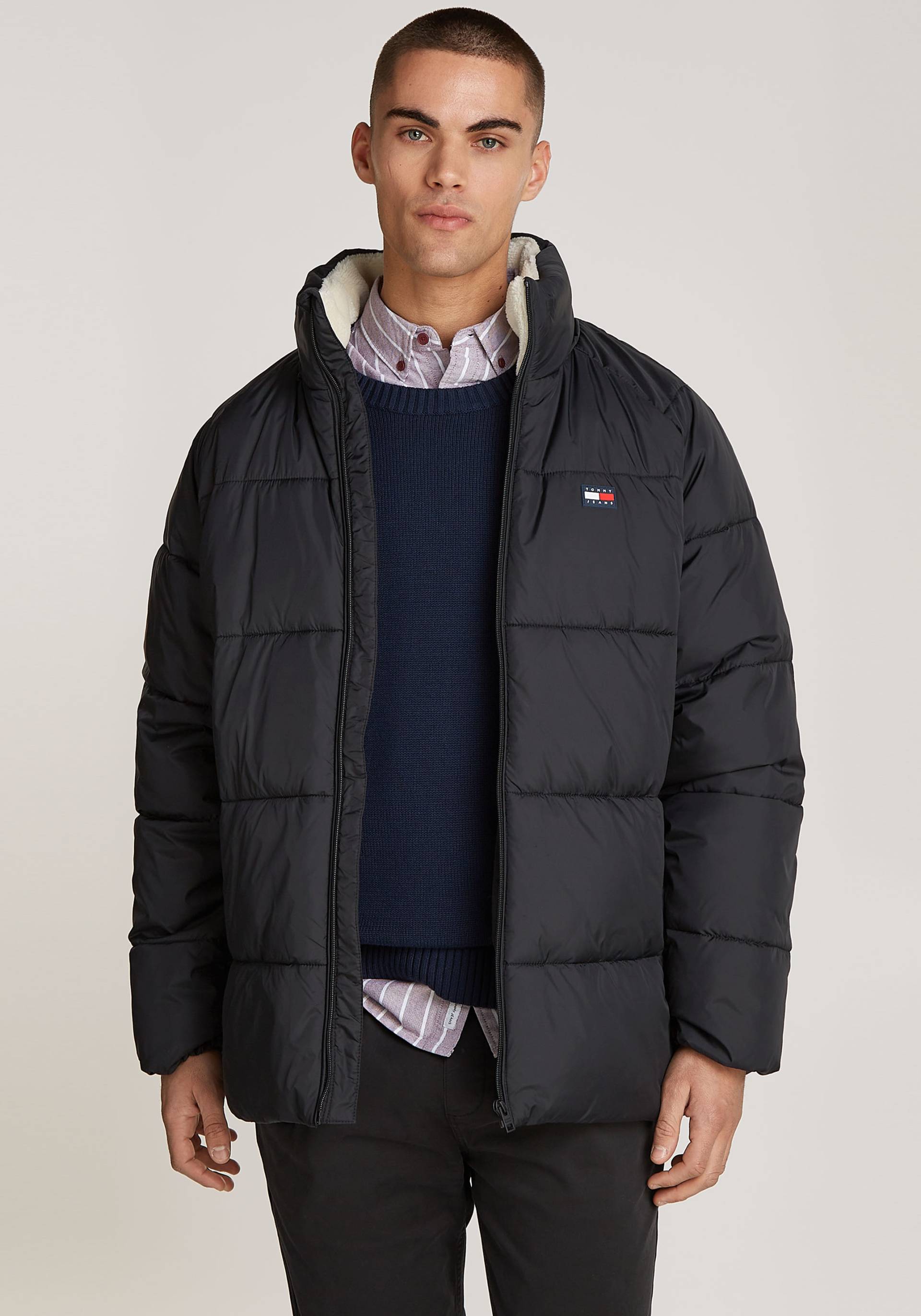 Tommy Jeans Steppjacke »TJM POLY PUFFER EXT«, ohne Kapuze, Special Limited Edition Winterjacke zum 75. Geburtstag OTTO von TOMMY JEANS