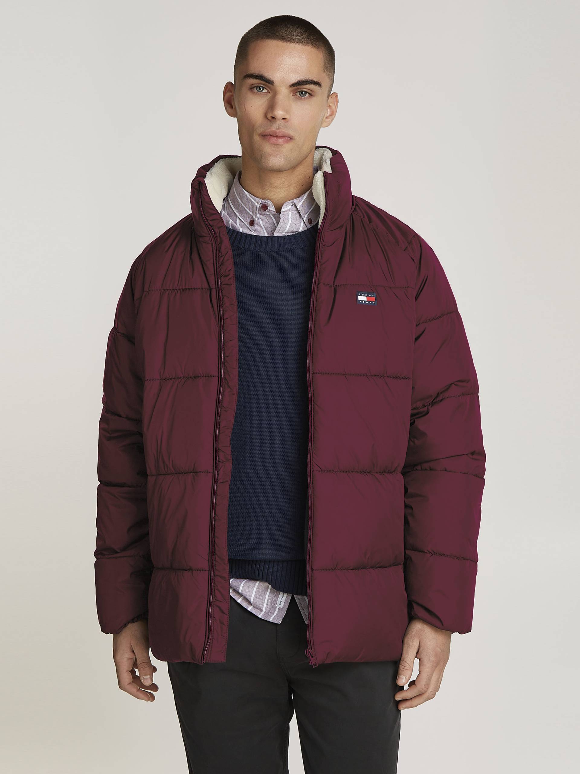 Tommy Jeans Steppjacke »TJM POLY PUFFER EXT«, ohne Kapuze, Special Limited Edition Winterjacke zum 75. Geburtstag OTTO von TOMMY JEANS