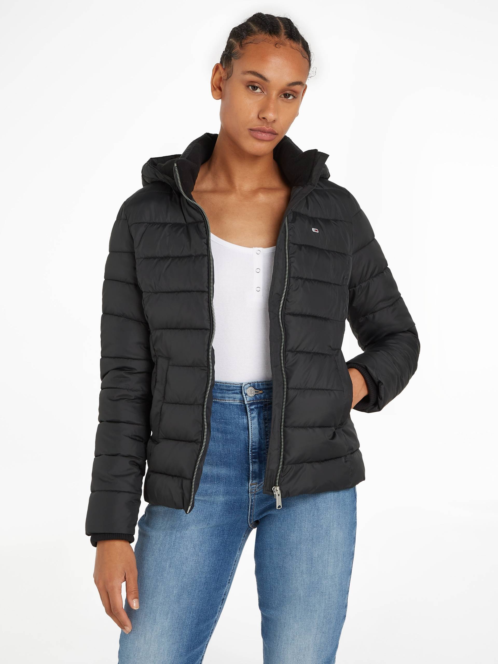 Tommy Jeans Steppjacke »TJW BASIC HOODED JACKET«, mit Kapuze, mit Kapuze von TOMMY JEANS