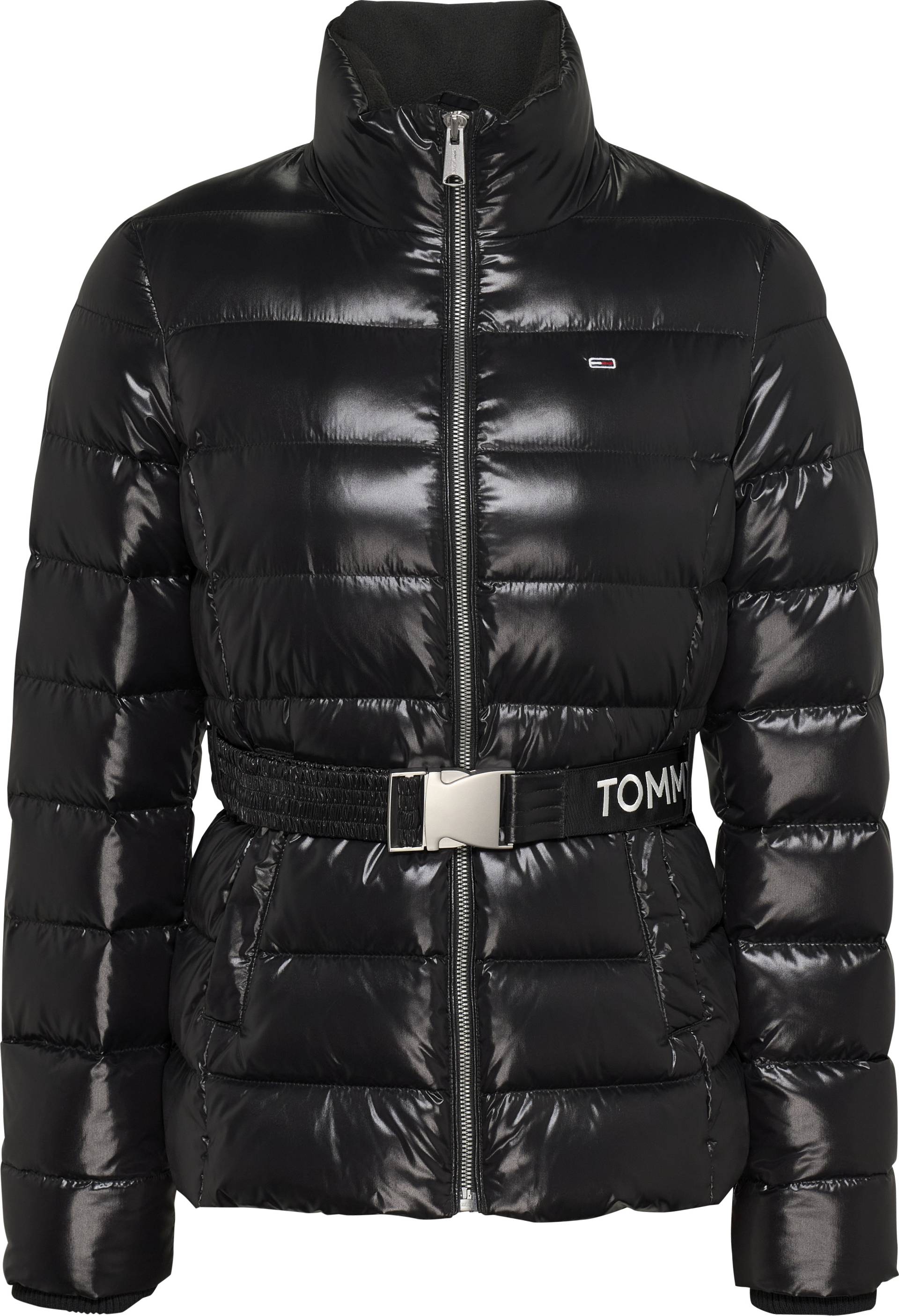 Tommy Jeans Steppjacke »TJW BRANDED BELT DOWN JACKET«, in glänzender Optik von TOMMY JEANS