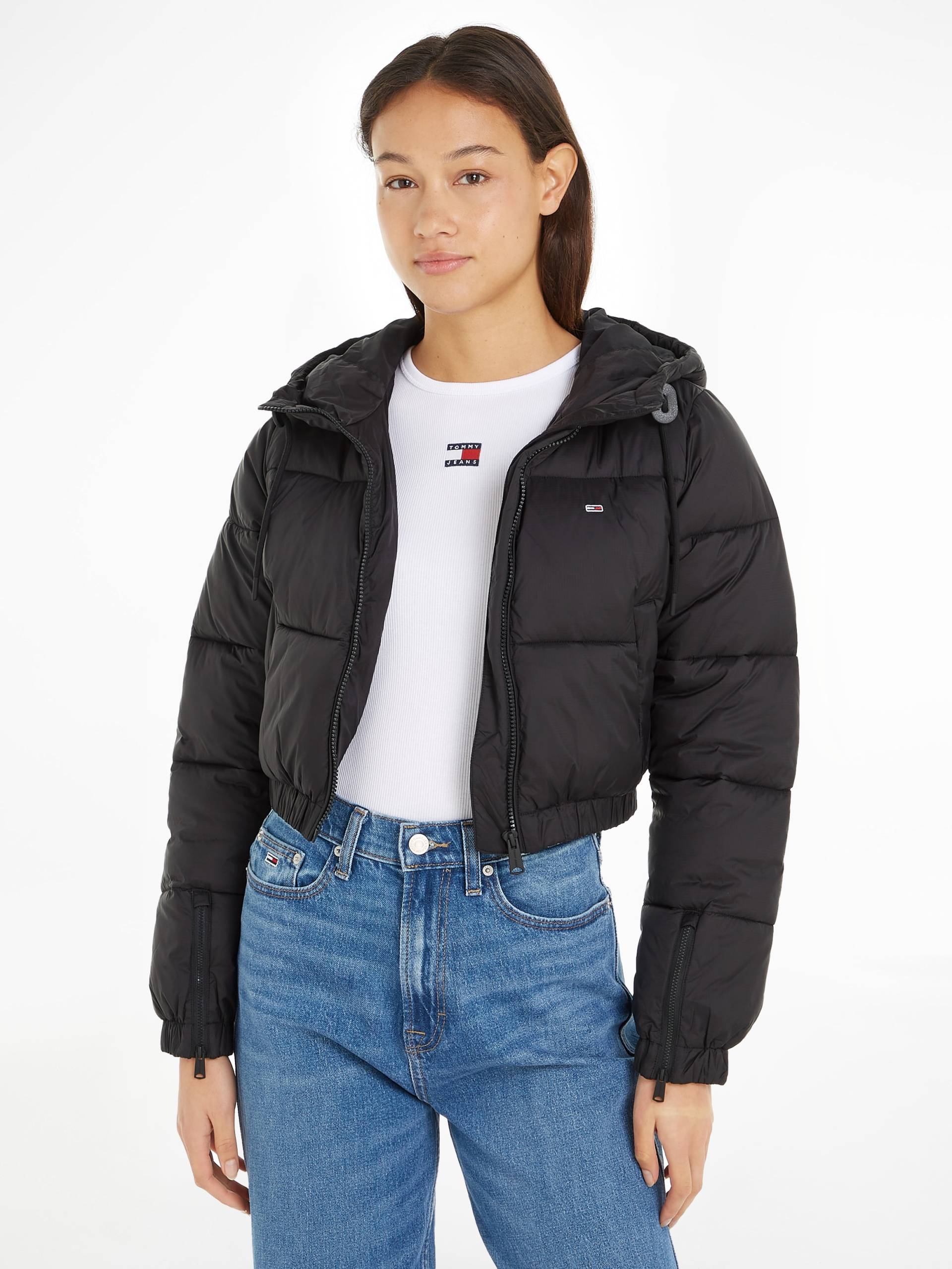 Tommy Jeans Steppjacke »TJW CRP HOODED PUFFER«, mit Kapuze, mit Kapuze von TOMMY JEANS