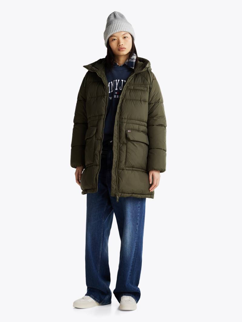 Tommy Jeans Steppjacke »TJW MIDI ASPEN PUFFER«, mit Logostickerei von TOMMY JEANS