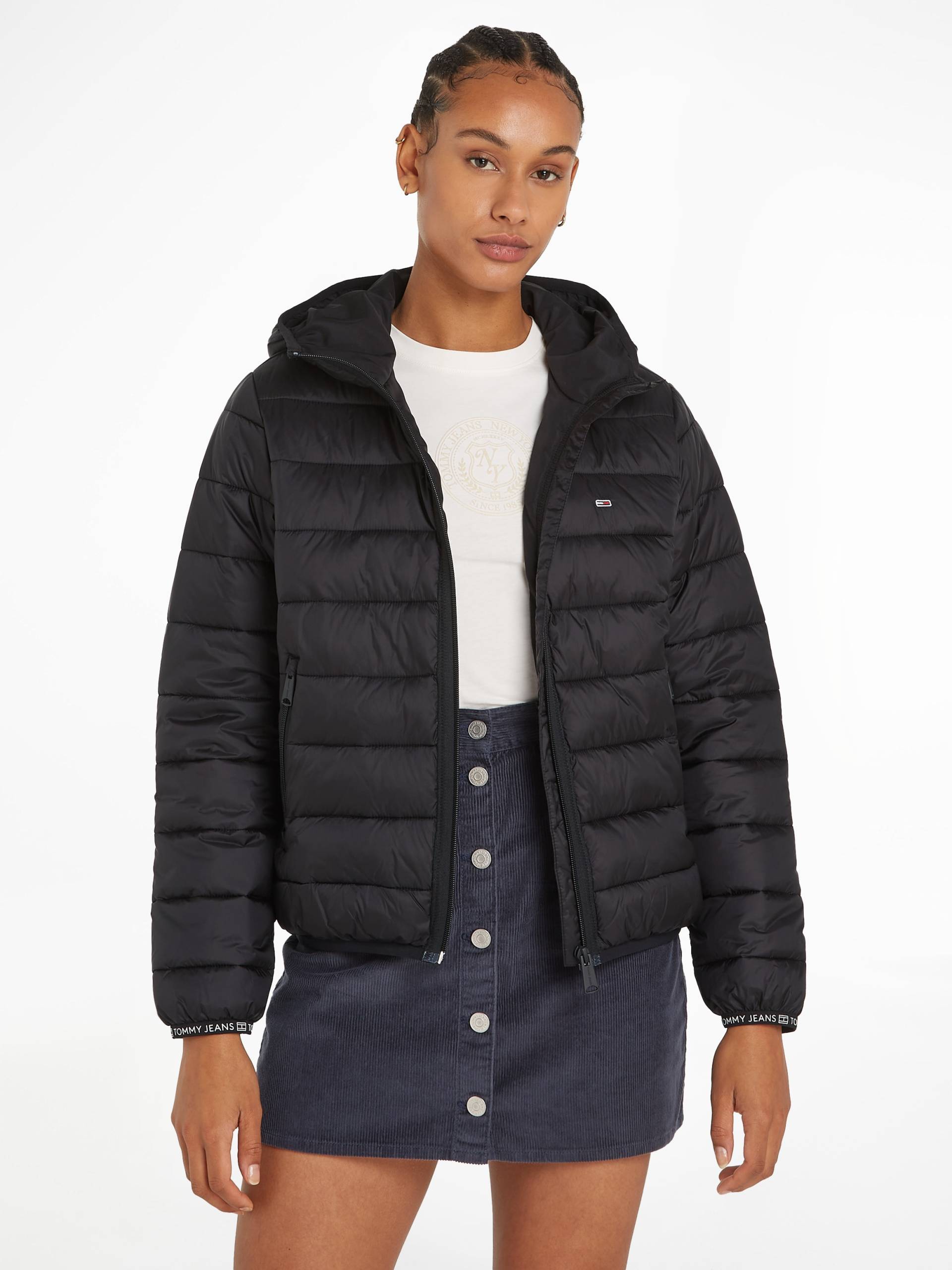 Tommy Jeans Steppjacke »TJW QUILTED TAPE HOOD JACKET EXT«, mit Kapuze, mit Kapuze von TOMMY JEANS