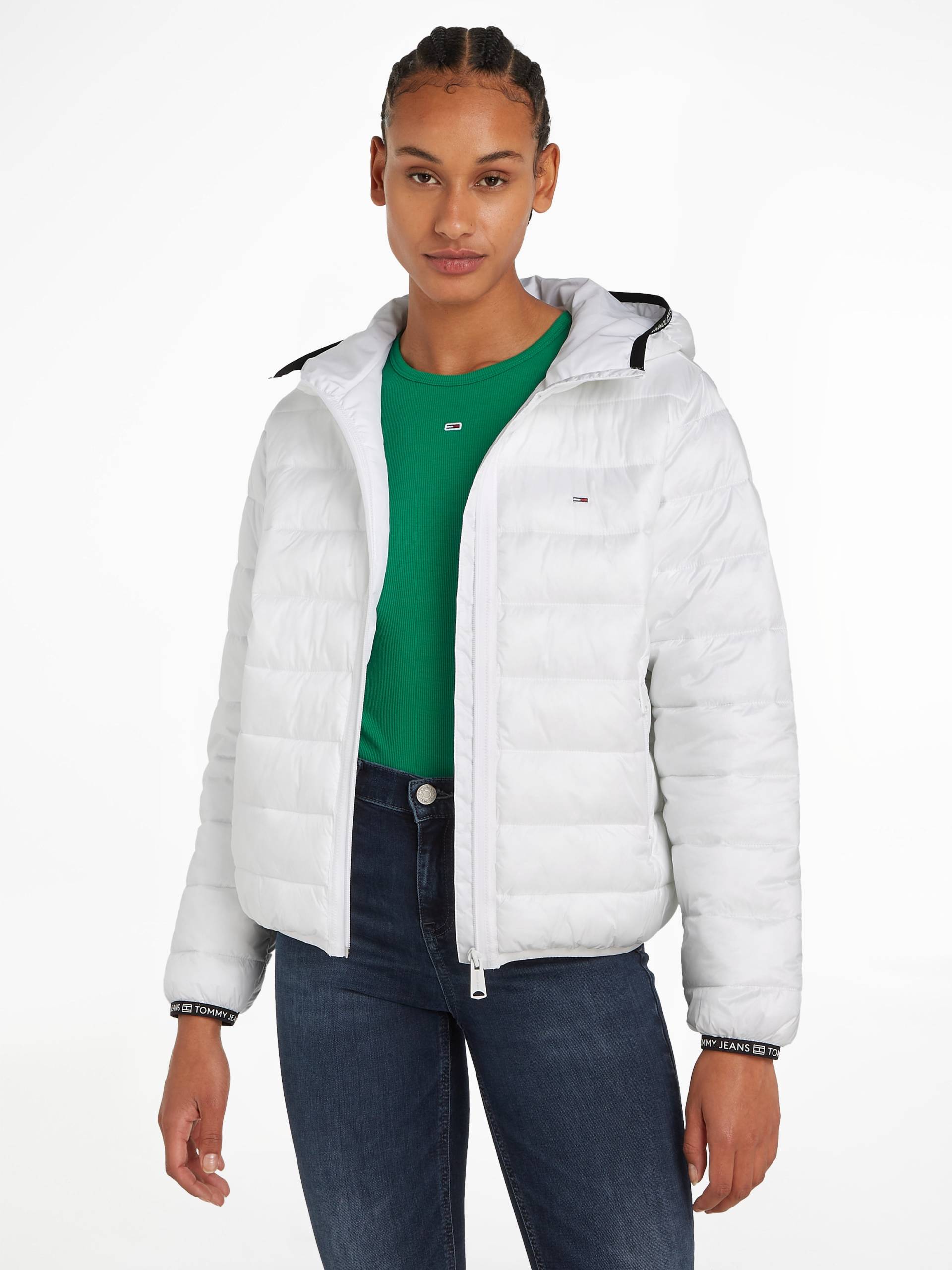 Tommy Jeans Steppjacke »TJW QUILTED TAPE HOOD JACKET EXT«, mit Kapuze, mit Kapuze von TOMMY JEANS