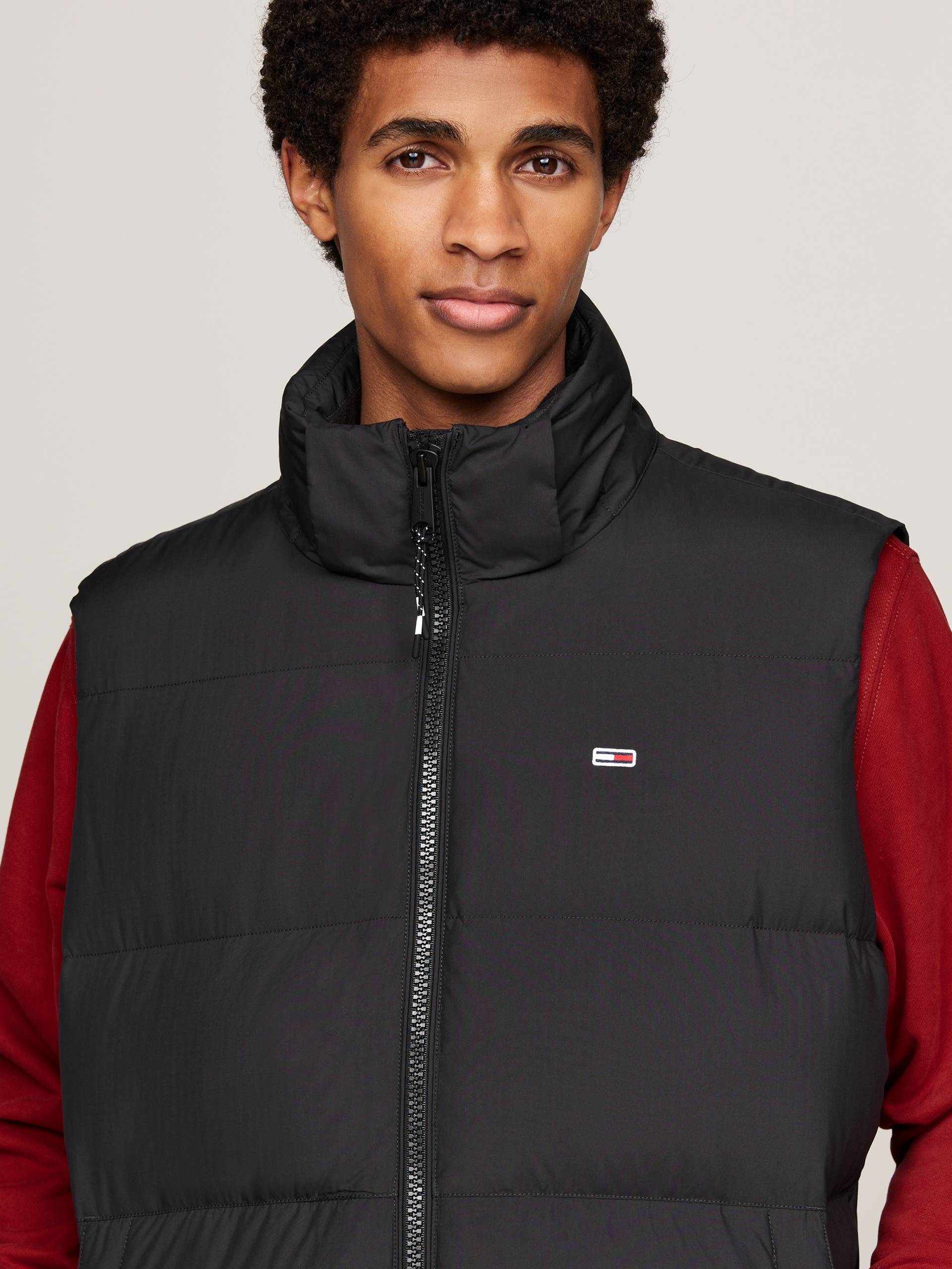 Tommy Jeans Steppweste »TJM ESSENTIAL DOWN VEST EXT«, abnehmbare Kapuze mit Kordelzug von TOMMY JEANS