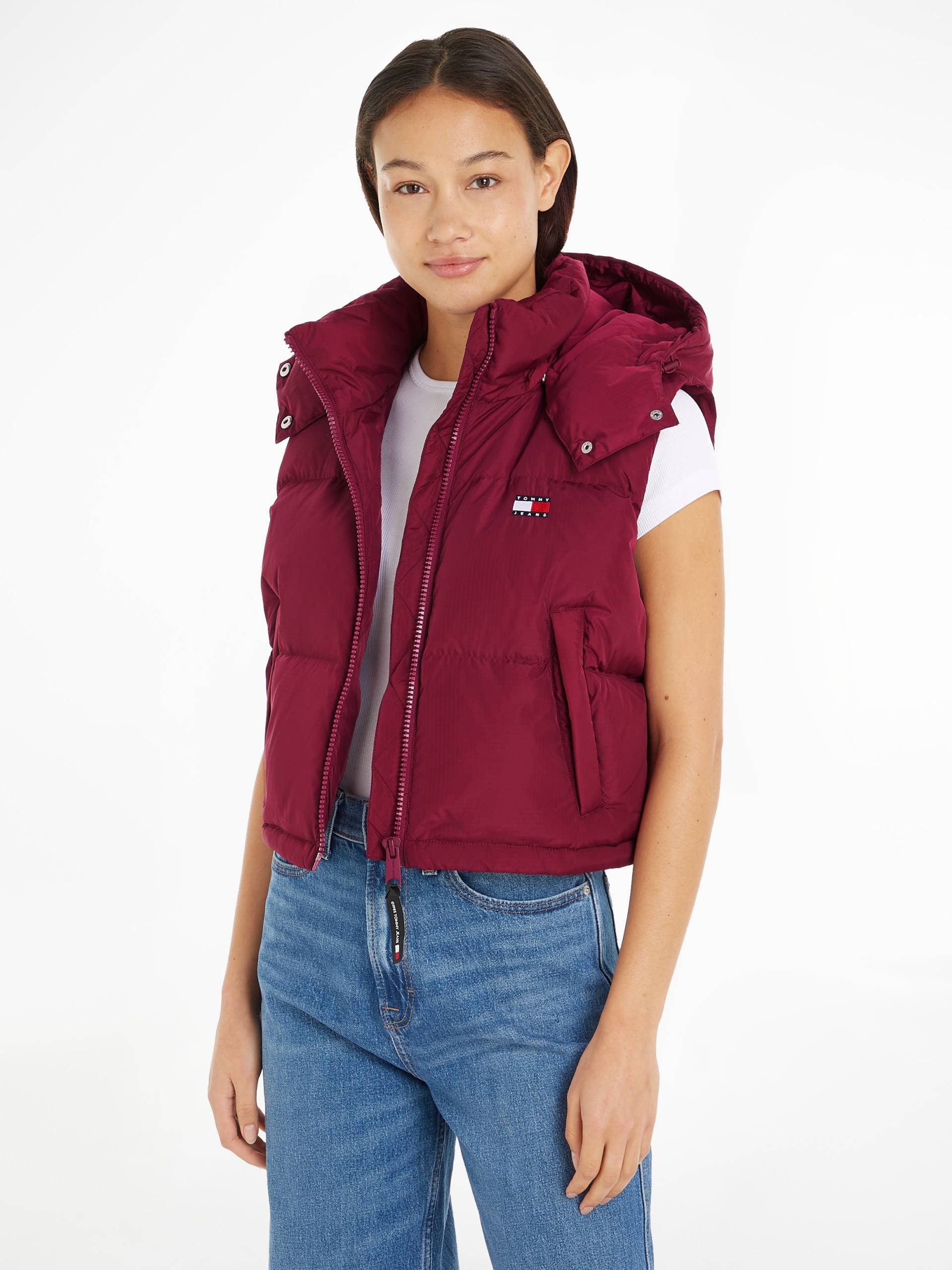 Tommy Jeans Steppweste »TJW CRP ALASKA PUFFER VEST«, in modischer Cropped Form, Puffer von TOMMY JEANS