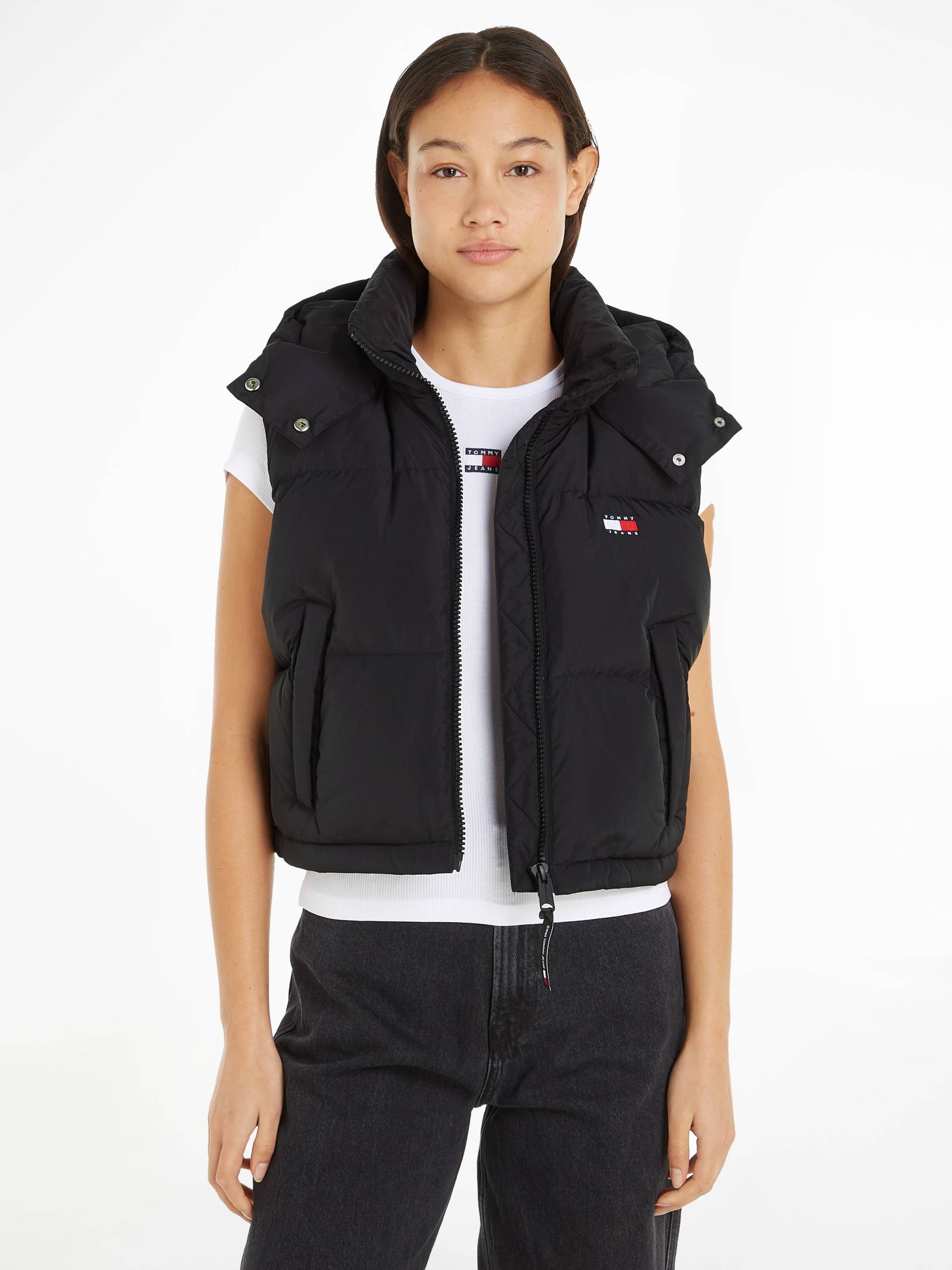 Tommy Jeans Steppweste »TJW CRP ALASKA PUFFER VEST«, in modischer Cropped Form, Puffer von TOMMY JEANS