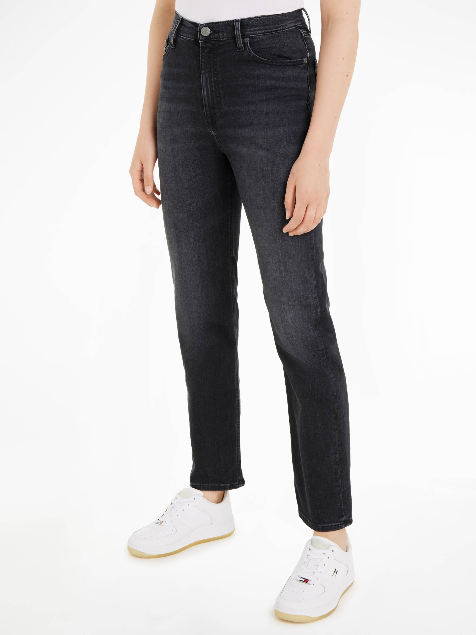 Tommy Jeans Straight-Jeans »JULIE UH STR AH1280«, mit Logostickerei von TOMMY JEANS