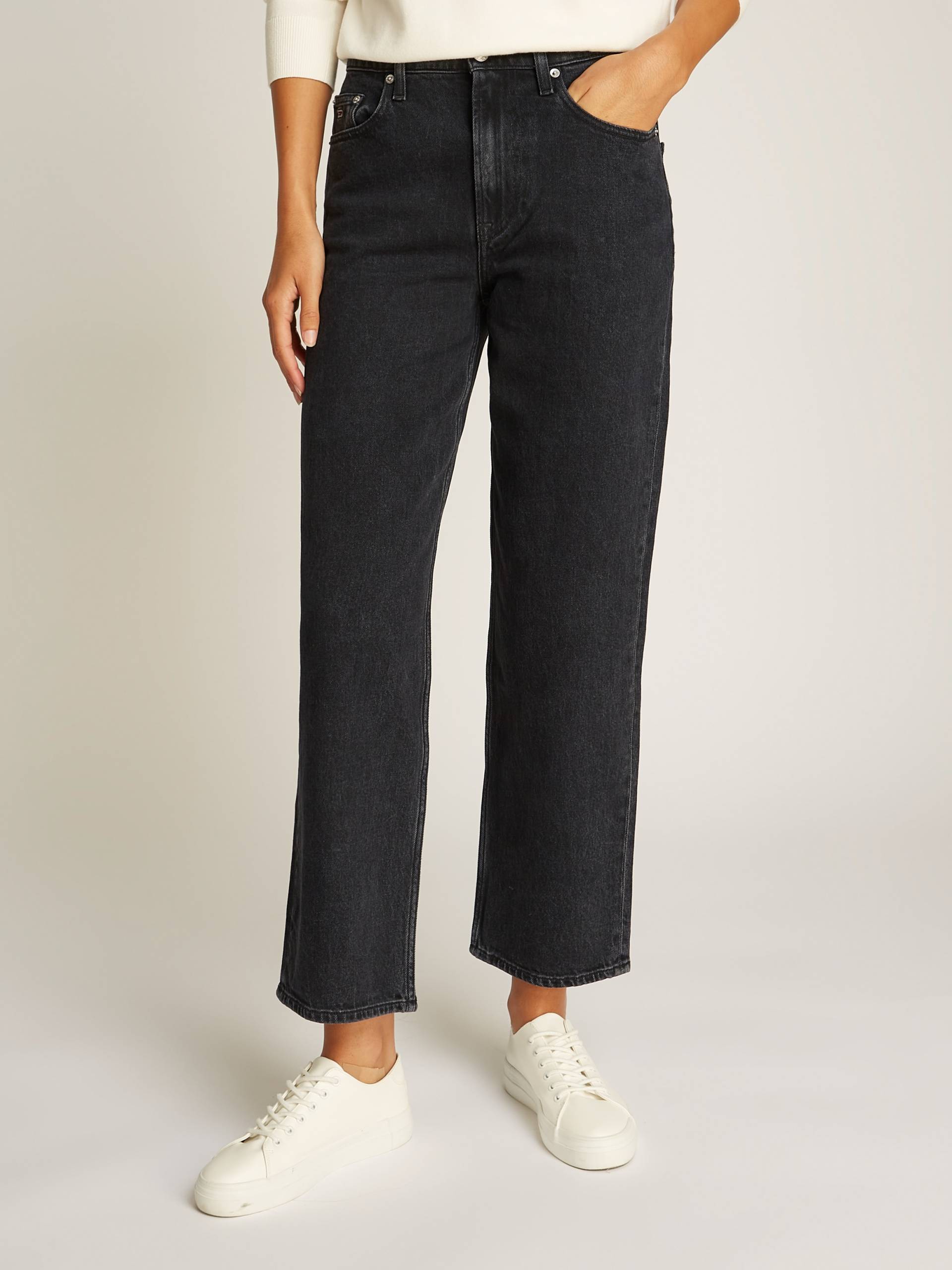 Tommy Jeans Straight-Jeans »Layla High Rise Slim Straight«, in Knöchellänge von TOMMY JEANS