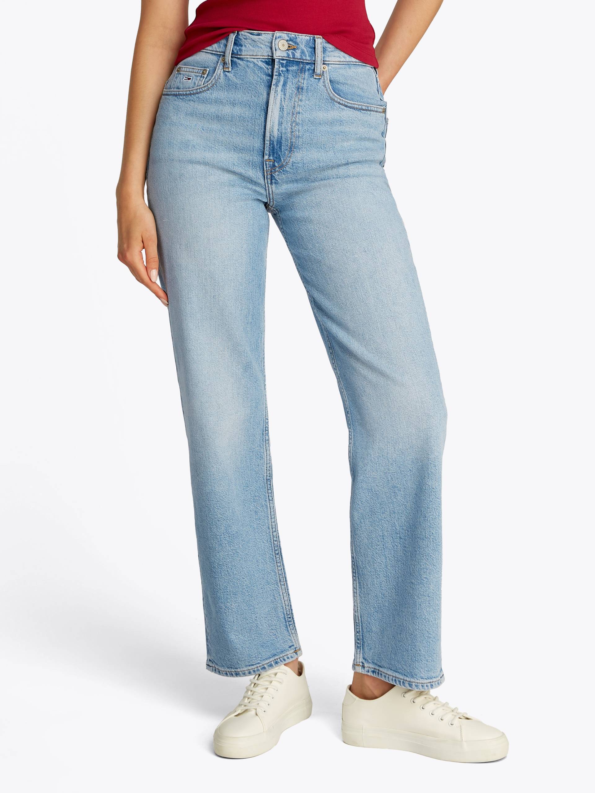 Tommy Jeans Straight-Jeans »Layla High Rise Slim Straight«, in Knöchellänge von TOMMY JEANS