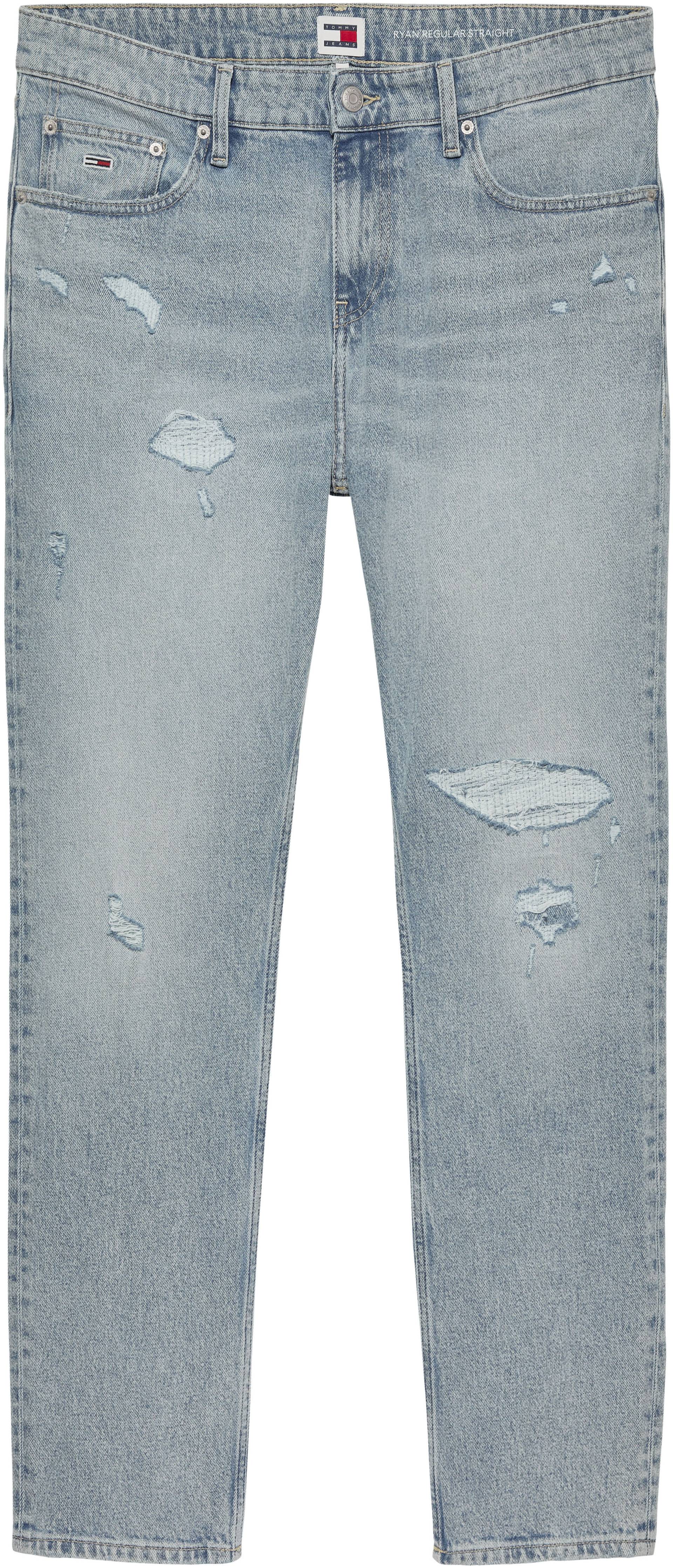 Tommy Jeans Straight-Jeans »Ryan Regular Straight«, mit Used-Effekten von TOMMY JEANS