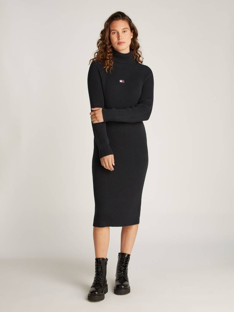 Tommy Jeans Strickkleid »TJW MOCKNECK BADGE SWEATER DRESS«, mit Stehkragen, Logo-Badge von TOMMY JEANS