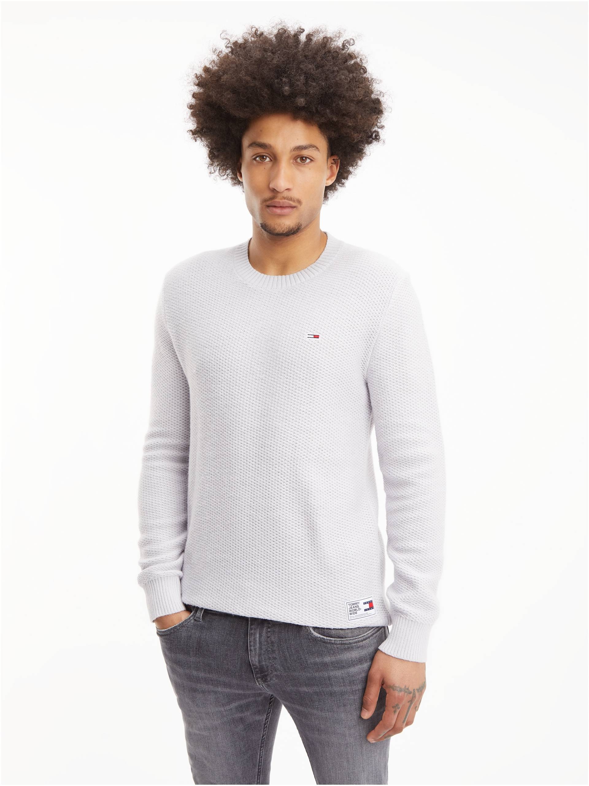 Tommy Jeans Strickpullover »TJM REGULAR STRUCTURED SWEATER« von TOMMY JEANS