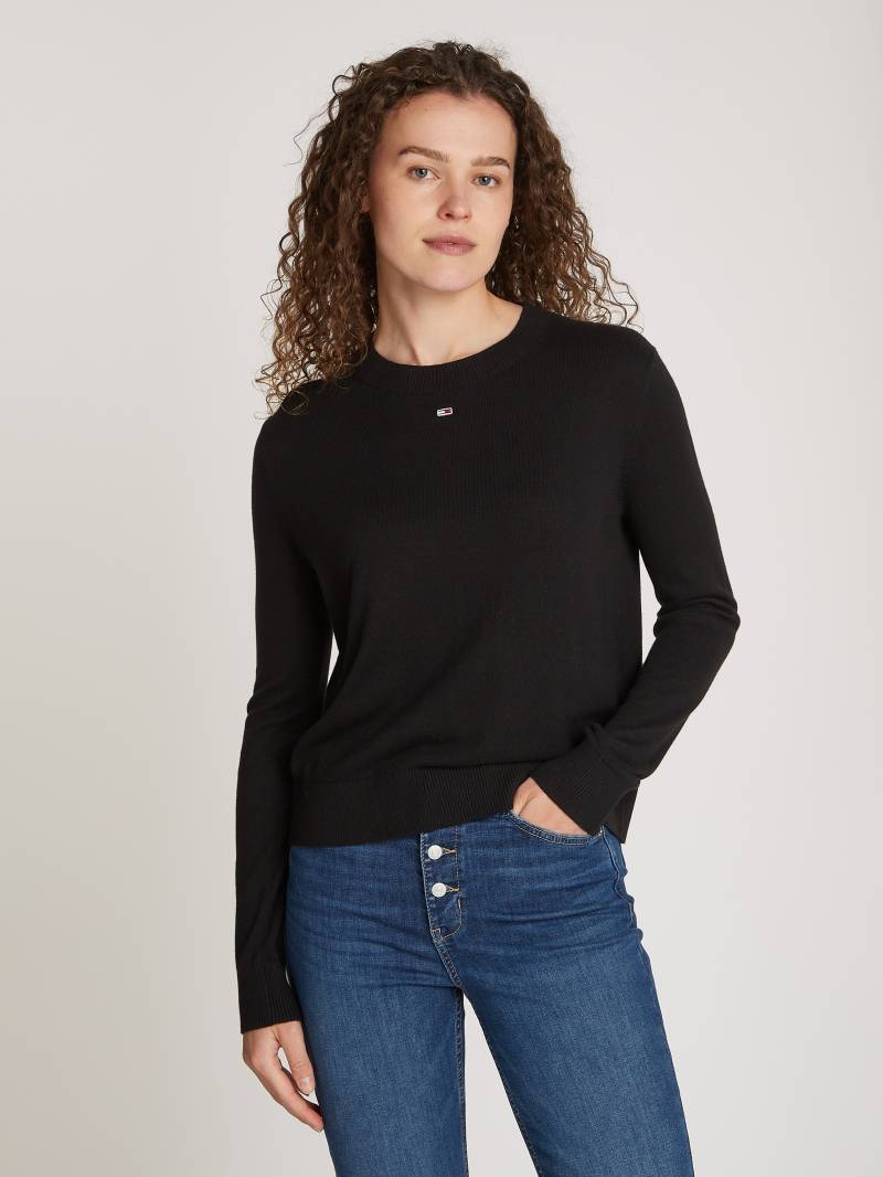 Tommy Jeans Strickpullover »TJW ESSENTIAL CREW NECK SWEATER«, mit Logostickerei von TOMMY JEANS