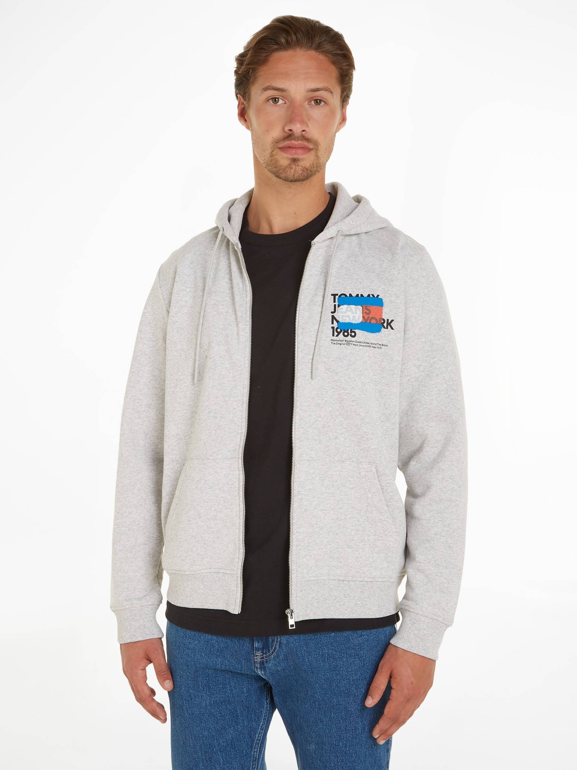 Tommy Jeans Sweatjacke »TJM REG GRAFFITI ZIP TRU«, beidseitig bedruckt mit modischem Print von TOMMY JEANS