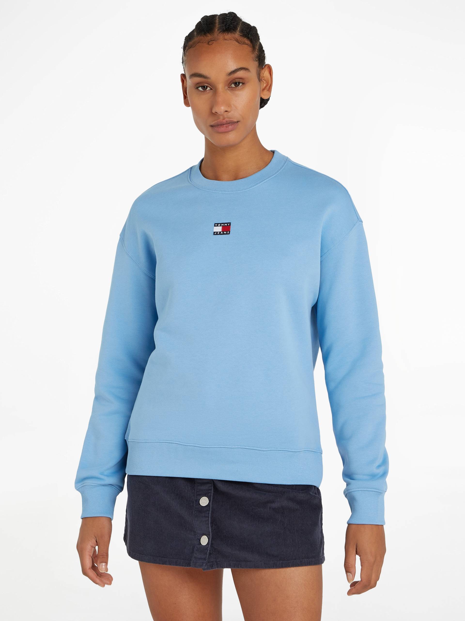 Tommy Jeans Sweatshirt, mit Dropshoulder-Design und Frontlogo von TOMMY JEANS