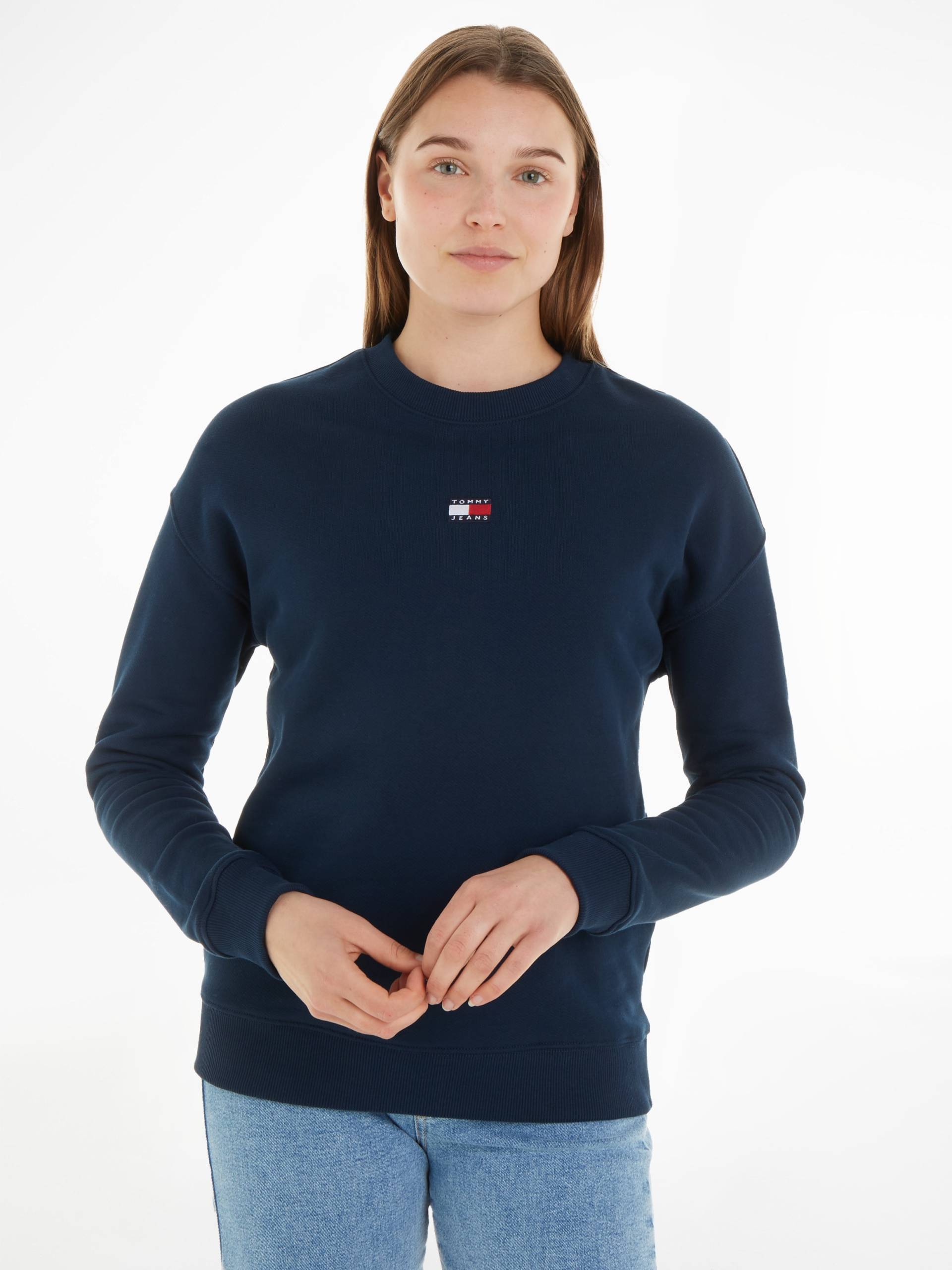 Tommy Jeans Sweatshirt, mit Dropshoulder-Design und Frontlogo von TOMMY JEANS