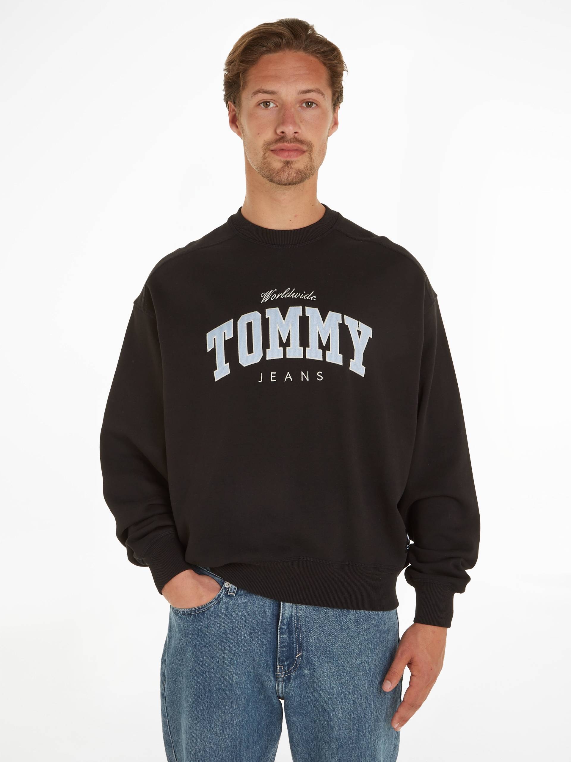 Tommy Jeans Sweatshirt »TJM BOXY VARSITY CREW EXT« von TOMMY JEANS