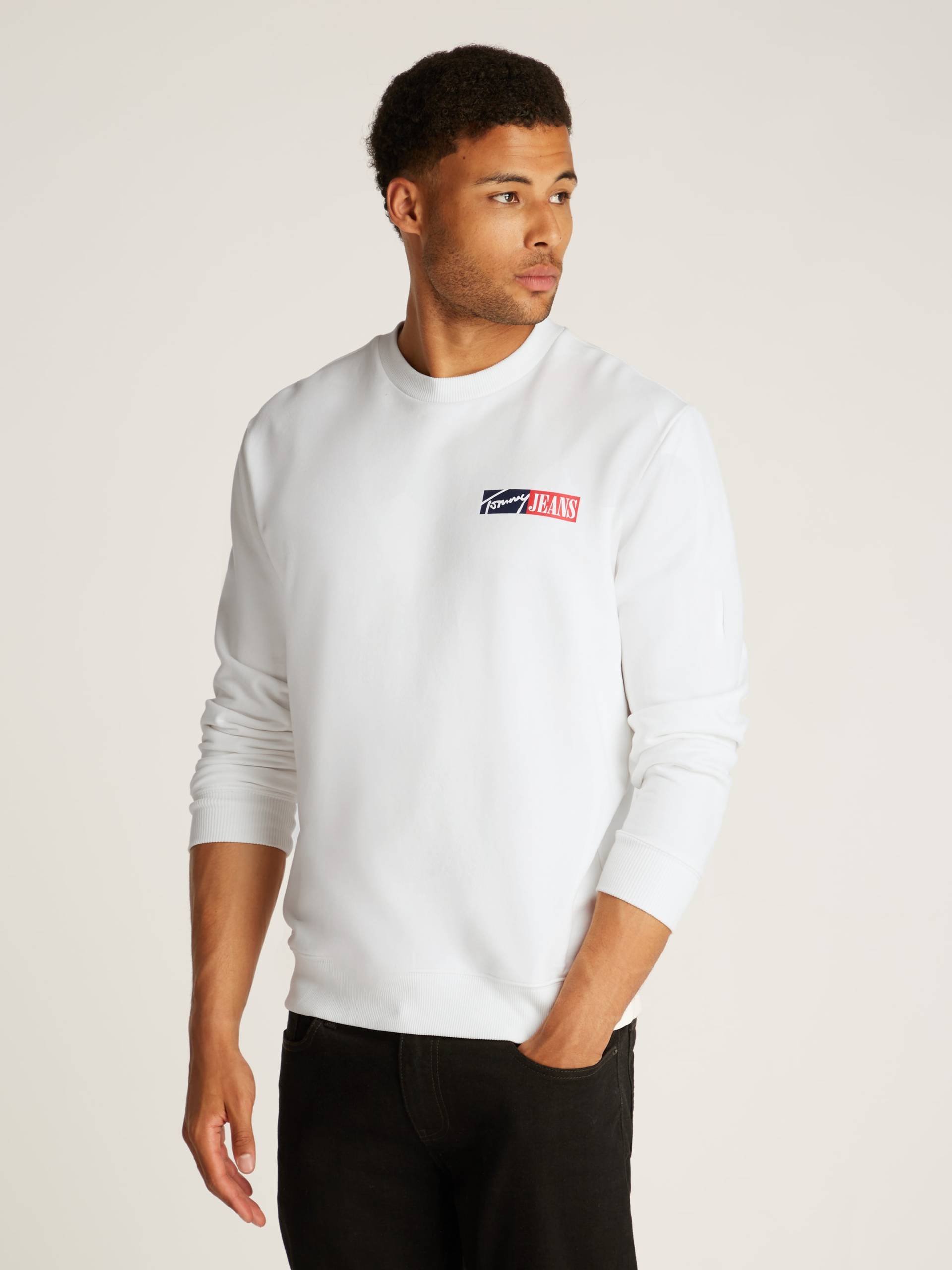 Tommy Jeans Sweatshirt »TJM REG ENTRY GRAPHIC CREW EXT«, mit Logo von TOMMY JEANS