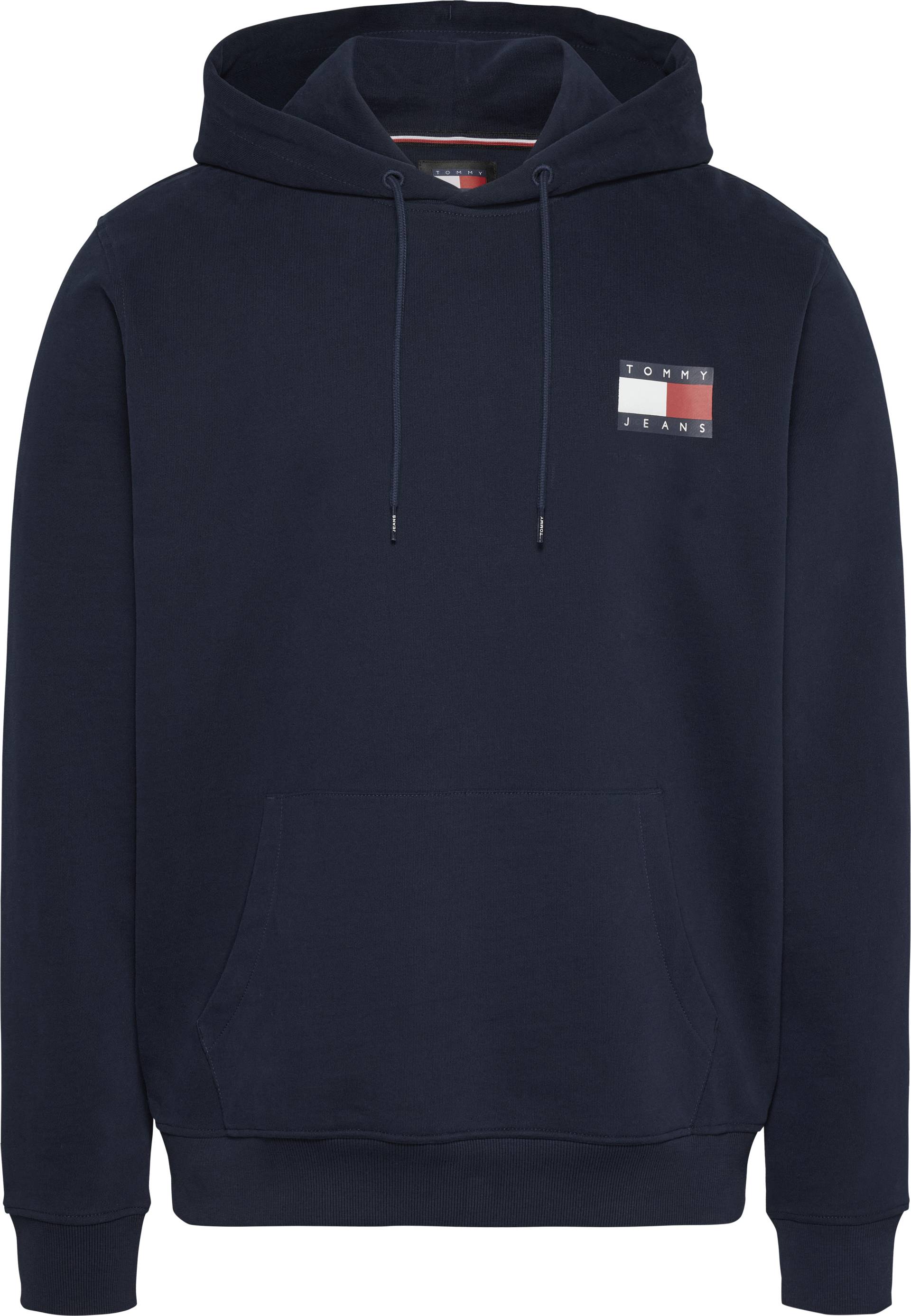 Tommy Jeans Sweatshirt »TJM REG ESSENTIAL FLAG HOOD EXT«, mit bedruckten Markenlogo auf Brusthöhe von TOMMY JEANS