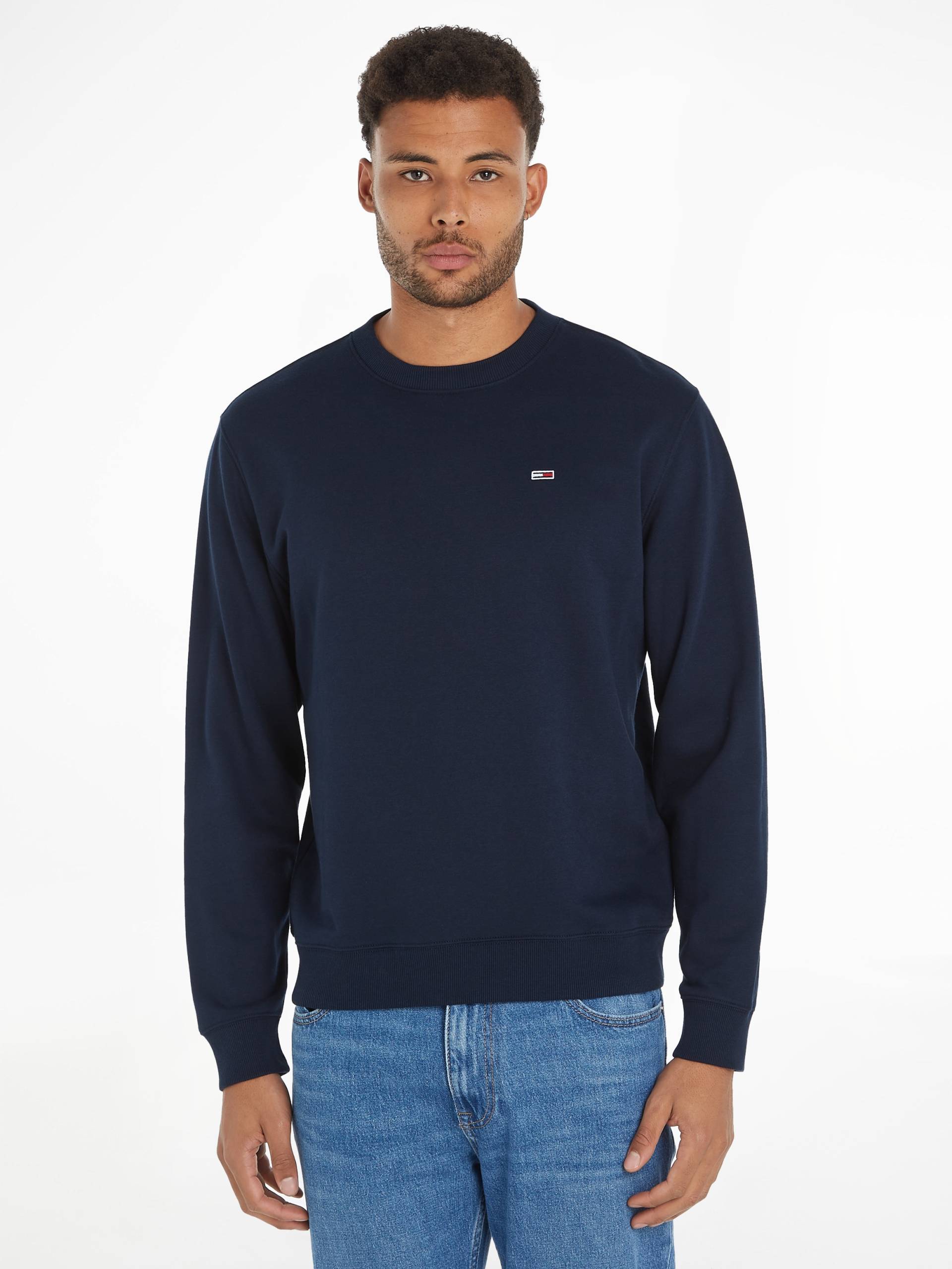 Tommy Jeans Sweatshirt »TJM REG S FLAG CREW«, mit Logostickerei von TOMMY JEANS