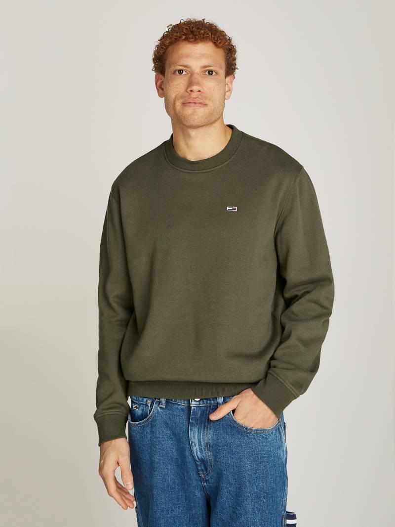 Tommy Jeans Sweatshirt »TJM REG S FLAG CREW«, mit bestickten Markenlogo auf Brusthöhe von TOMMY JEANS