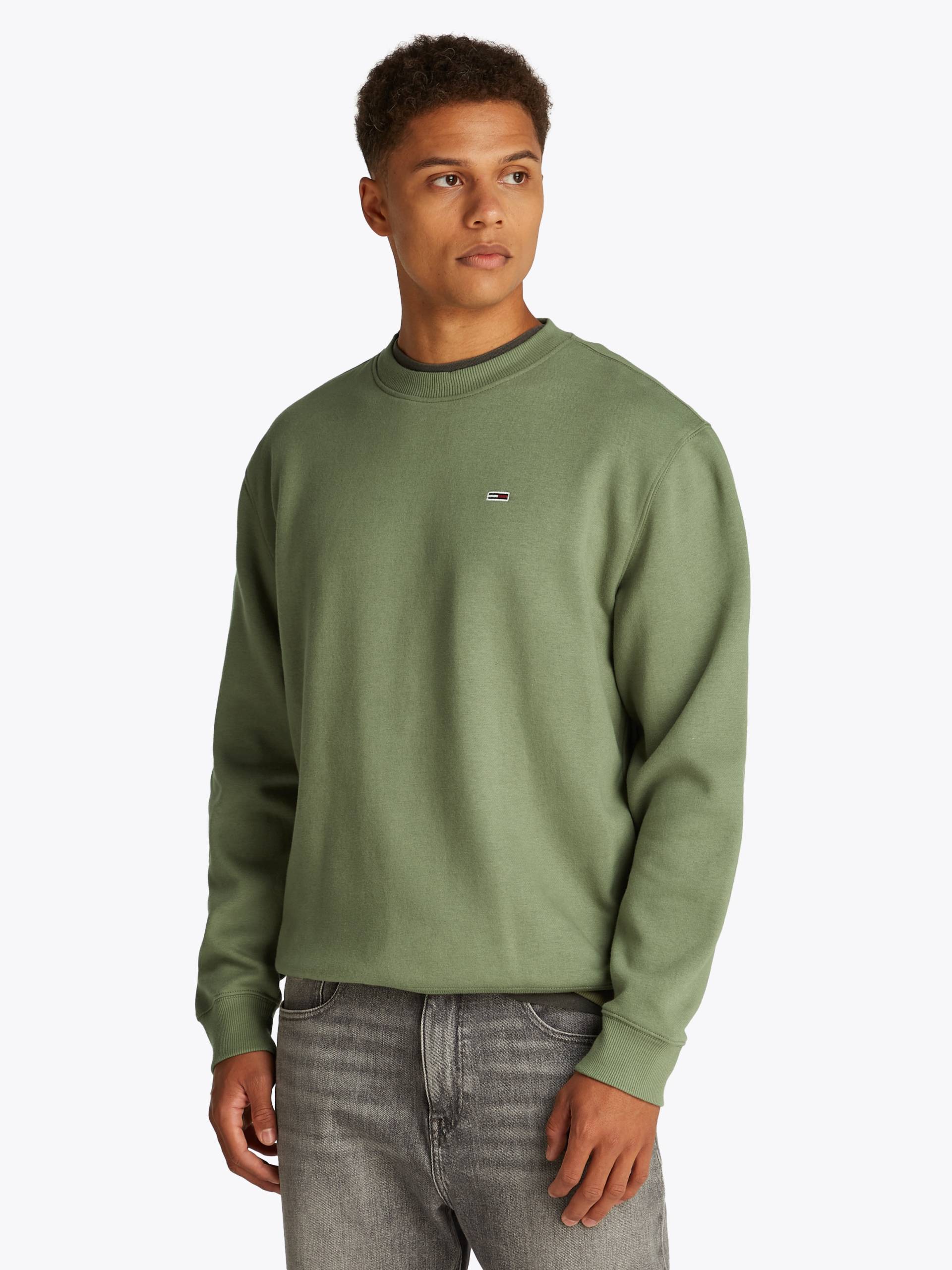 Tommy Jeans Sweatshirt »TJM REG S FLAG CREW«, mit bestickten Markenlogo auf Brusthöhe von TOMMY JEANS