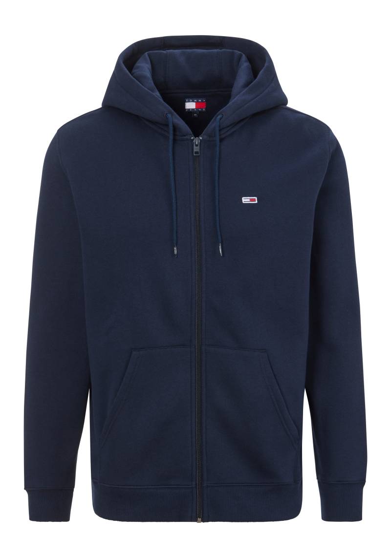 Tommy Jeans Sweatshirt »TJM REG S FLAG ZIP FLEECE THRU«, mit bestickten Markenlogo auf Brusthöhe von TOMMY JEANS