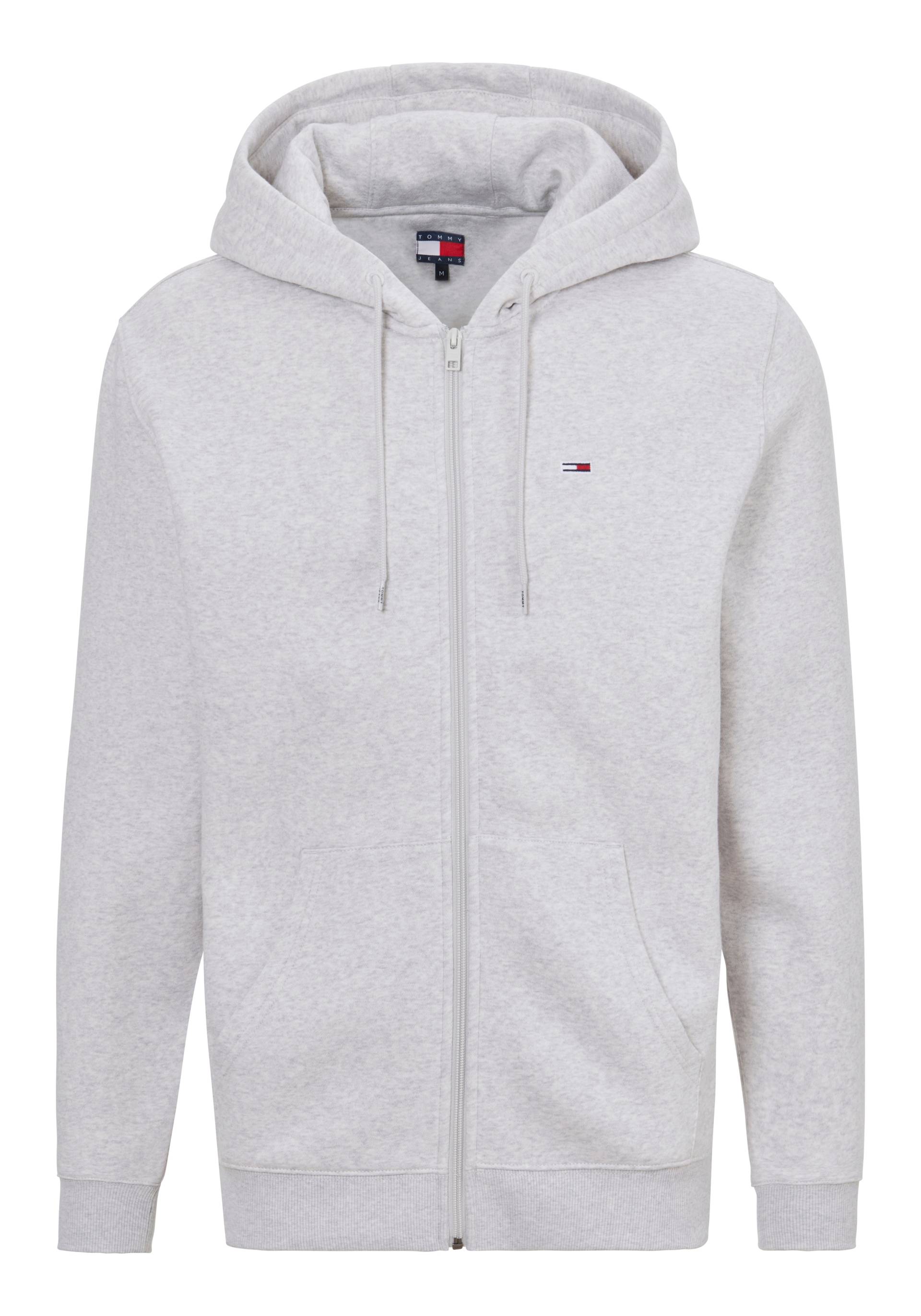 Tommy Jeans Sweatshirt »TJM REG S FLAG ZIP FLEECE THRU«, mit bestickten Markenlogo auf Brusthöhe von TOMMY JEANS