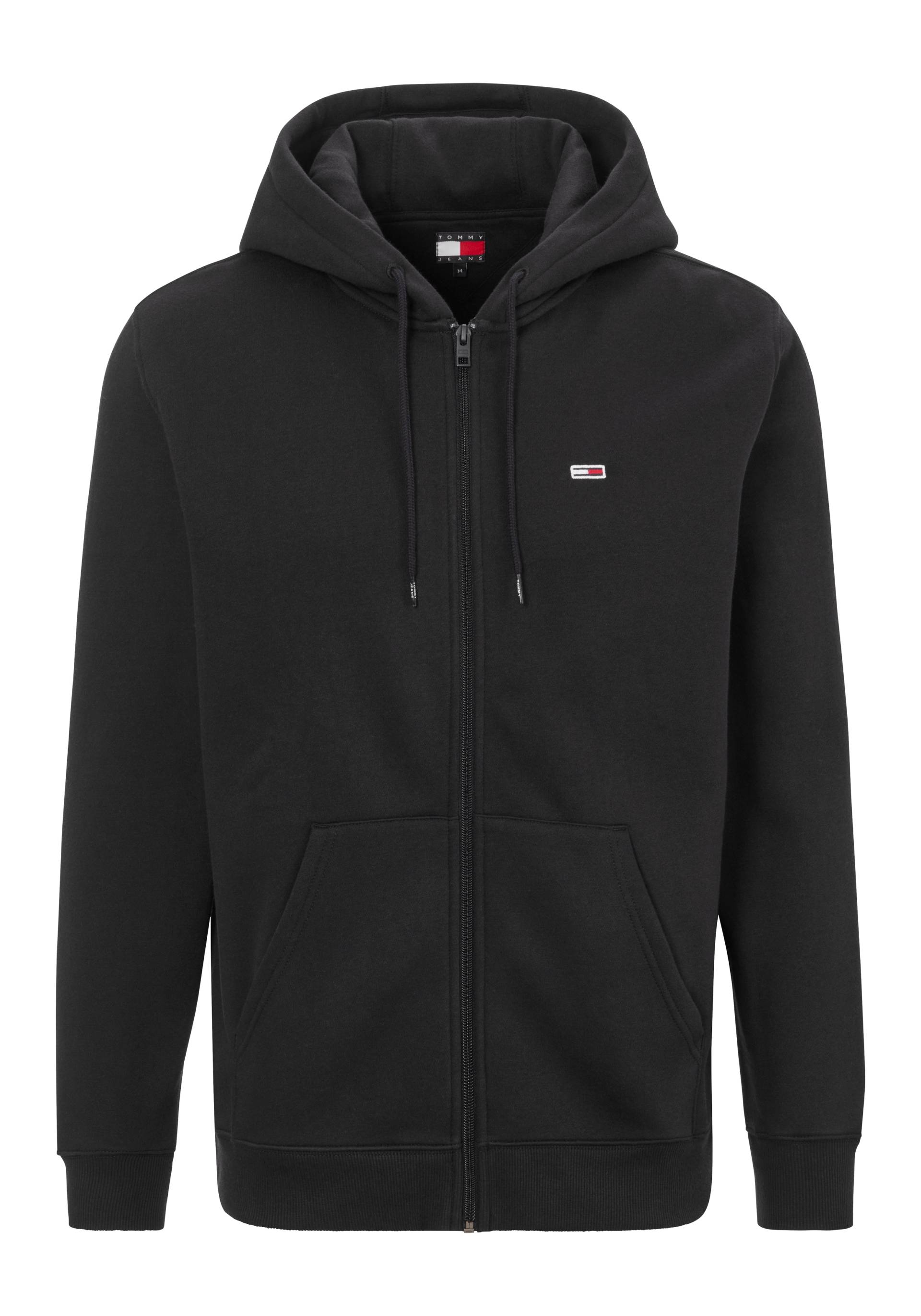 Tommy Jeans Sweatshirt »TJM REG S FLAG ZIP FLEECE THRU«, mit bestickten Markenlogo auf Brusthöhe von TOMMY JEANS