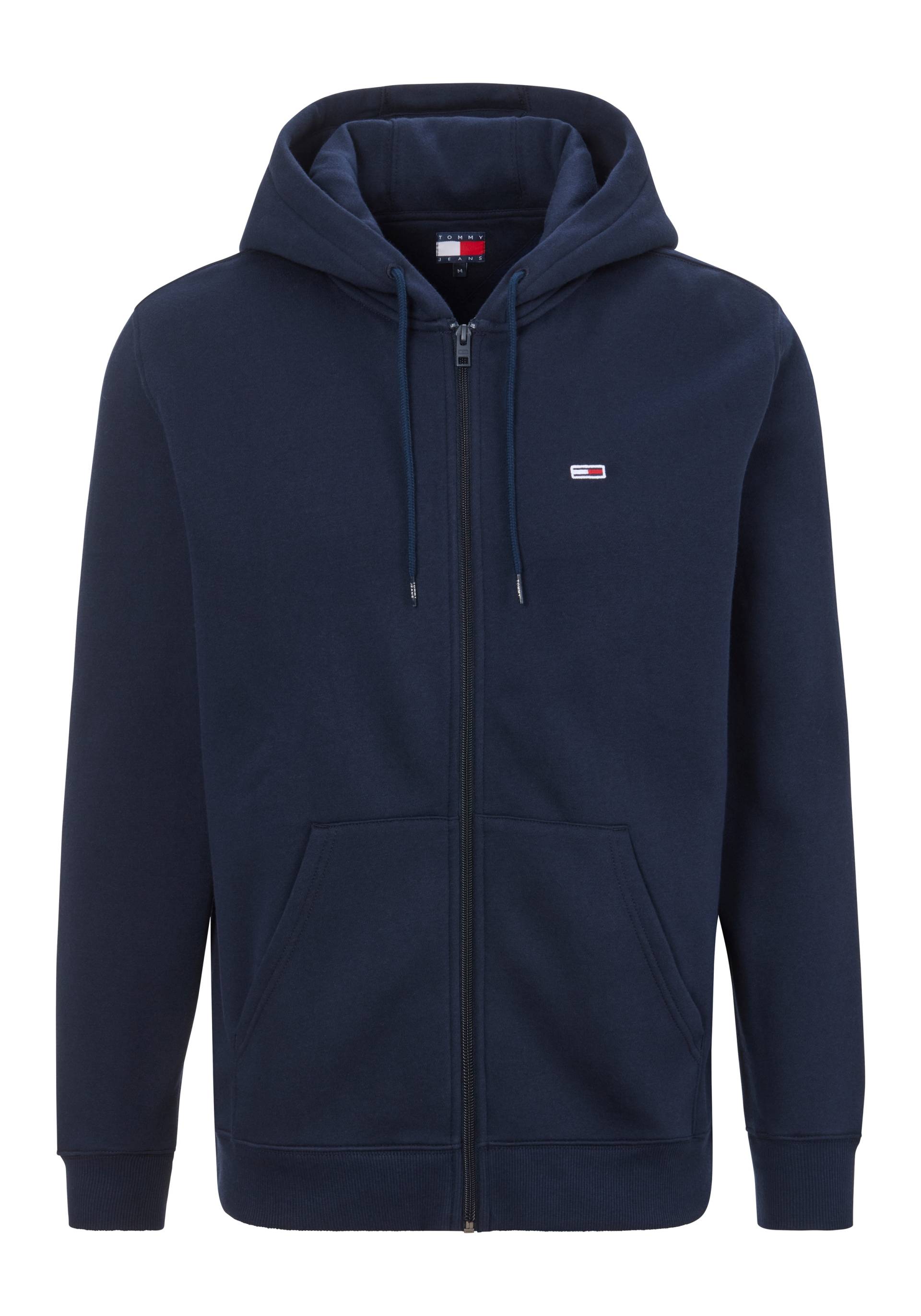 Tommy Jeans Sweatshirt »TJM REG S FLAG ZIP FLEECE THRU«, mit bestickten Markenlogo auf Brusthöhe von TOMMY JEANS