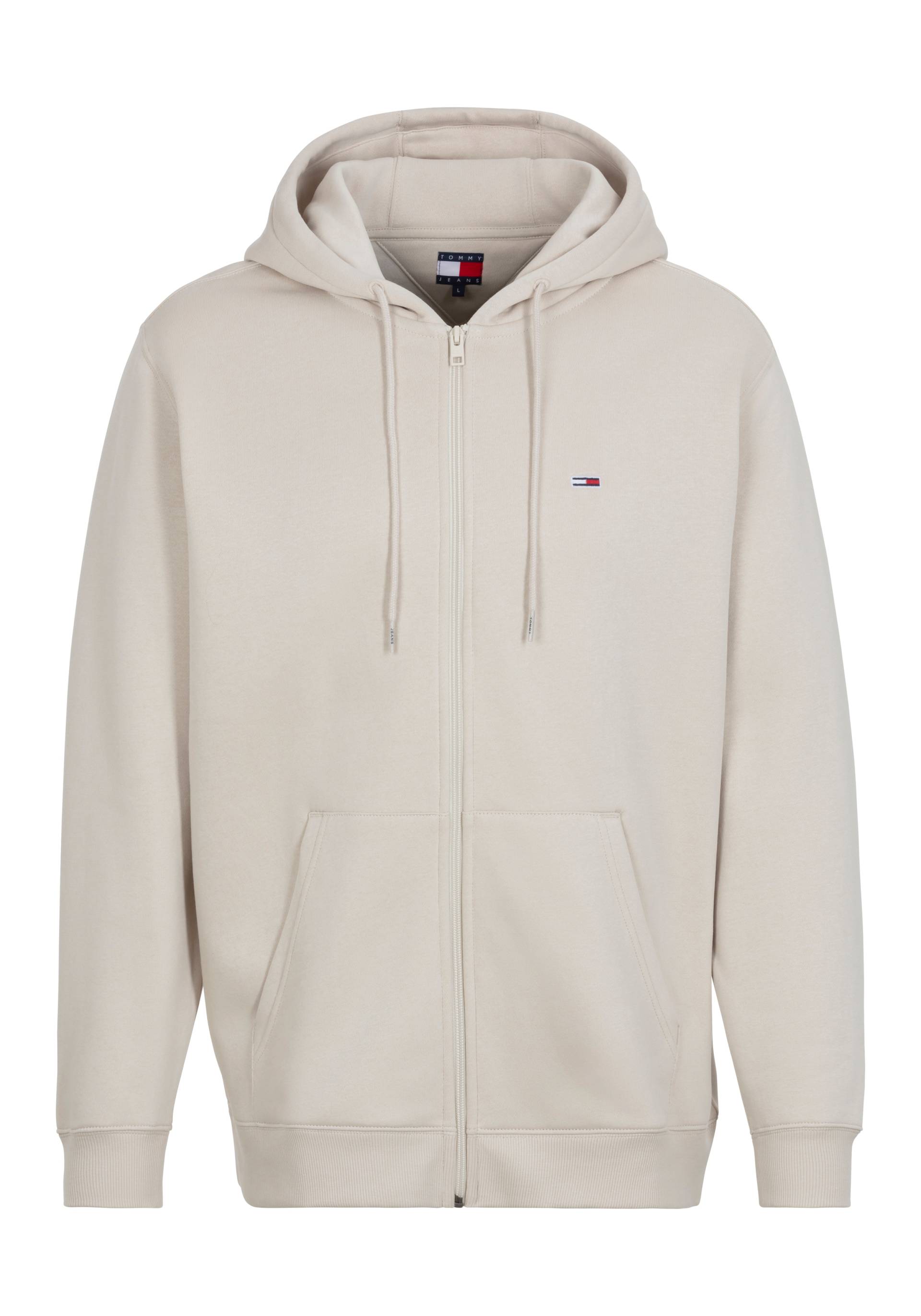 Tommy Jeans Sweatshirt »TJM REG S FLAG ZIP FLEECE THRU«, mit bestickten Markenlogo auf Brusthöhe von TOMMY JEANS