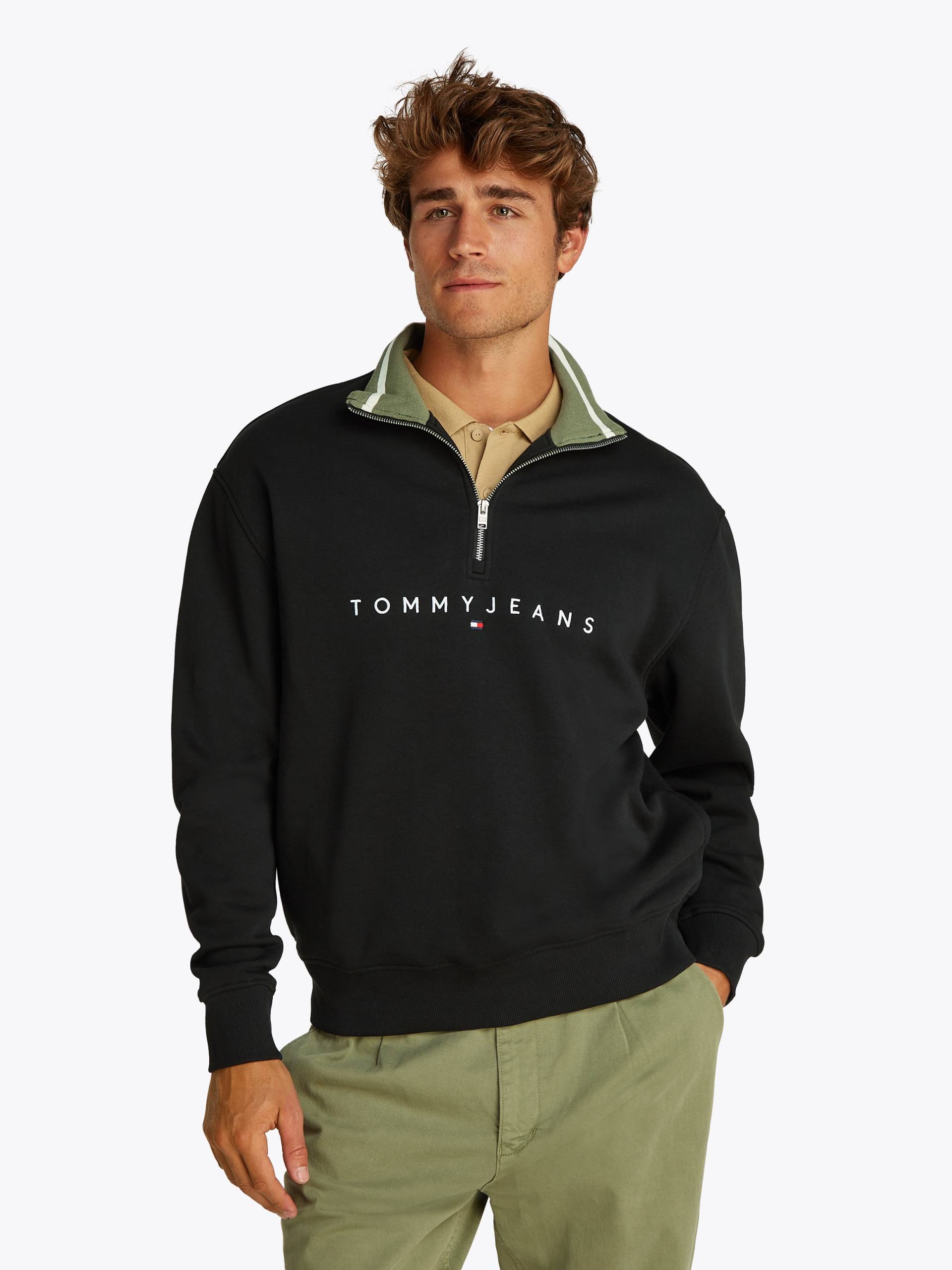 Tommy Jeans Sweatshirt »TJM RLX LINEAR 1/4 ZIP«, Mit Rundhalsausschnitt von TOMMY JEANS