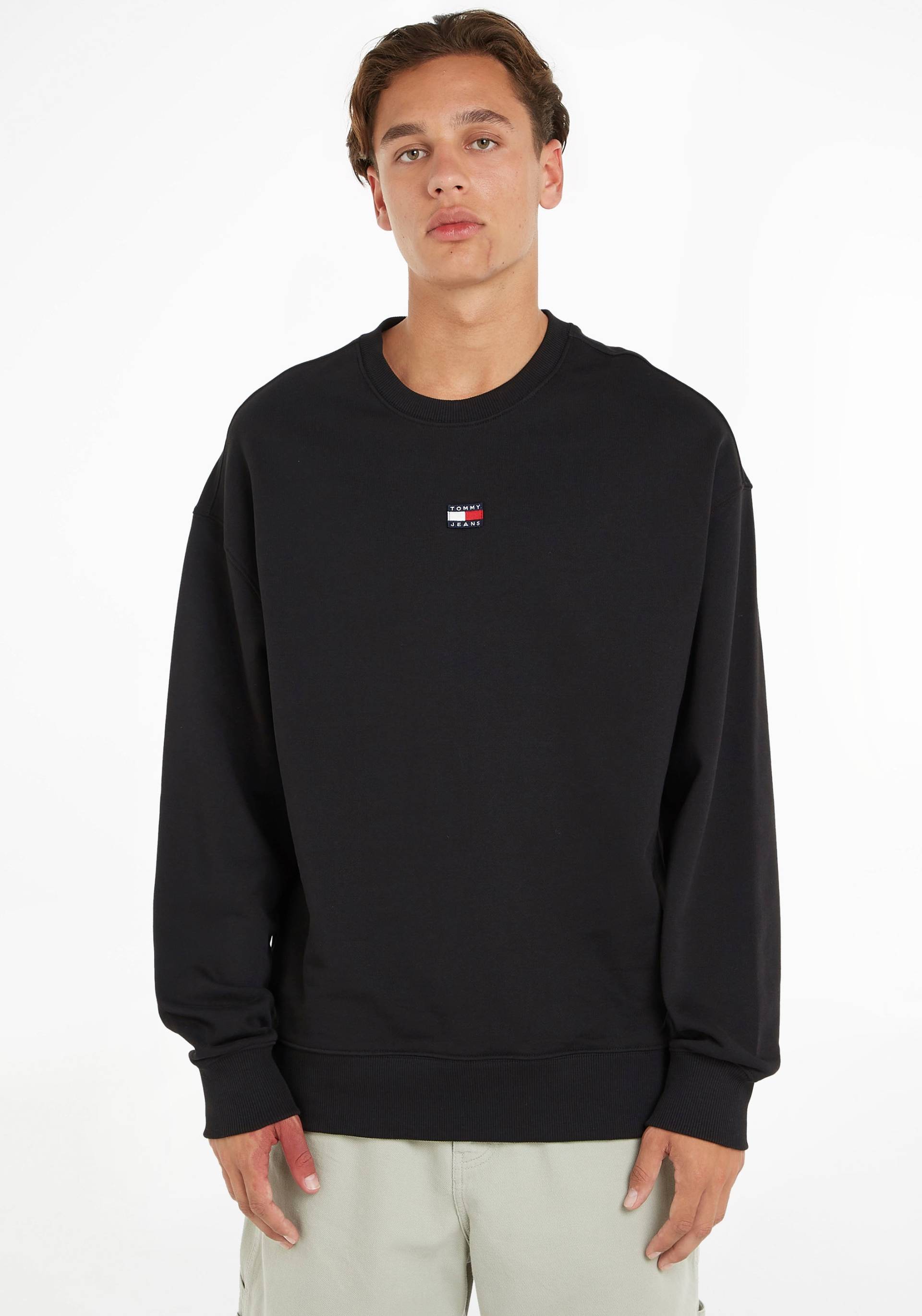 Tommy Jeans Sweatshirt »TJM RLX XS BADGE CREW«, mit Tommy Jeans Stickerei von TOMMY JEANS