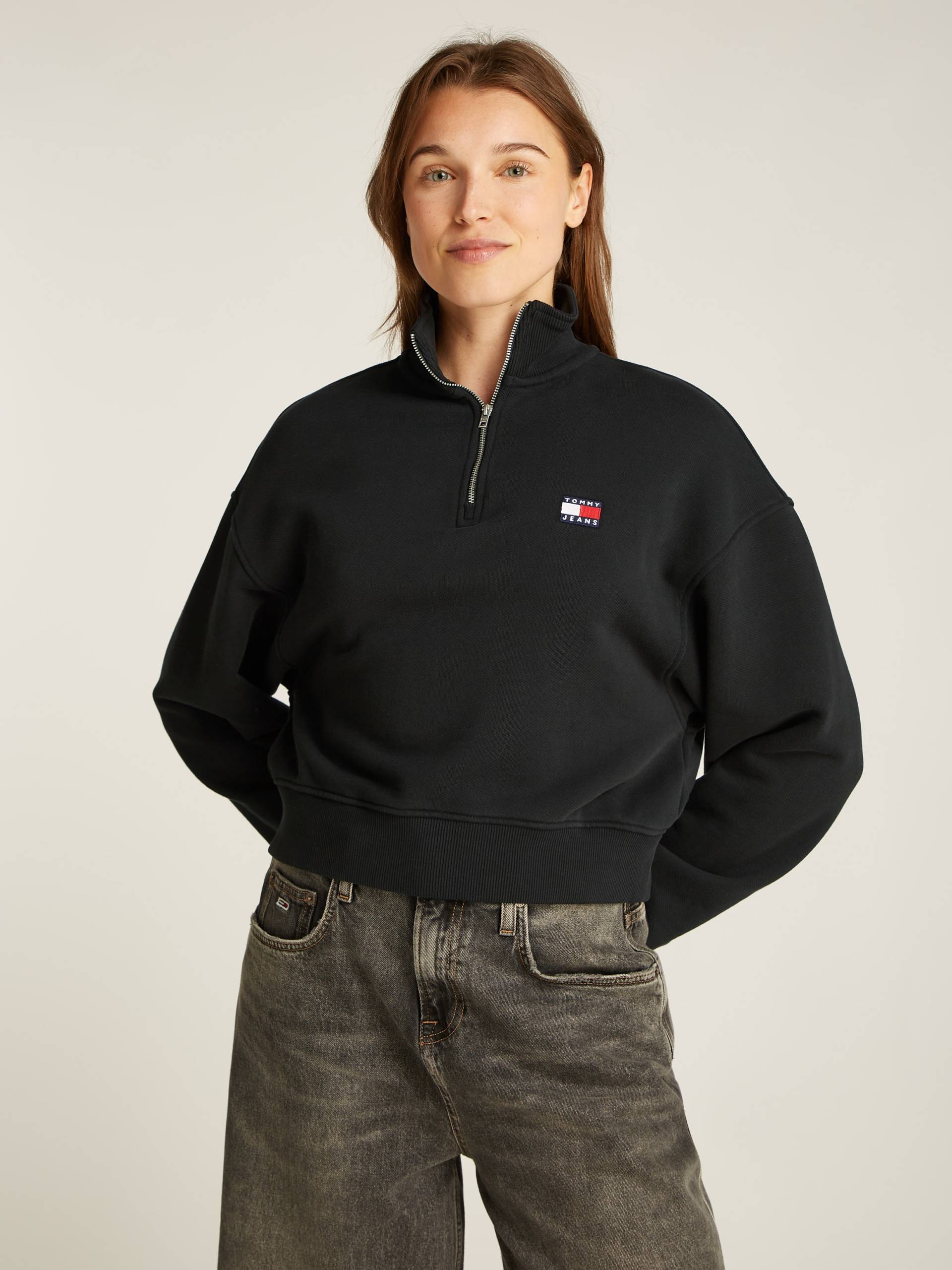 Tommy Jeans Sweatshirt »TJW BXY CRP BADGE 1/4ZIP«, mit Logo-Badge Tommy Jeans Sweatshirt »TJW BXY CRP BADGE 1/4ZIP«, mit Logo-Badge von TOMMY JEANS
